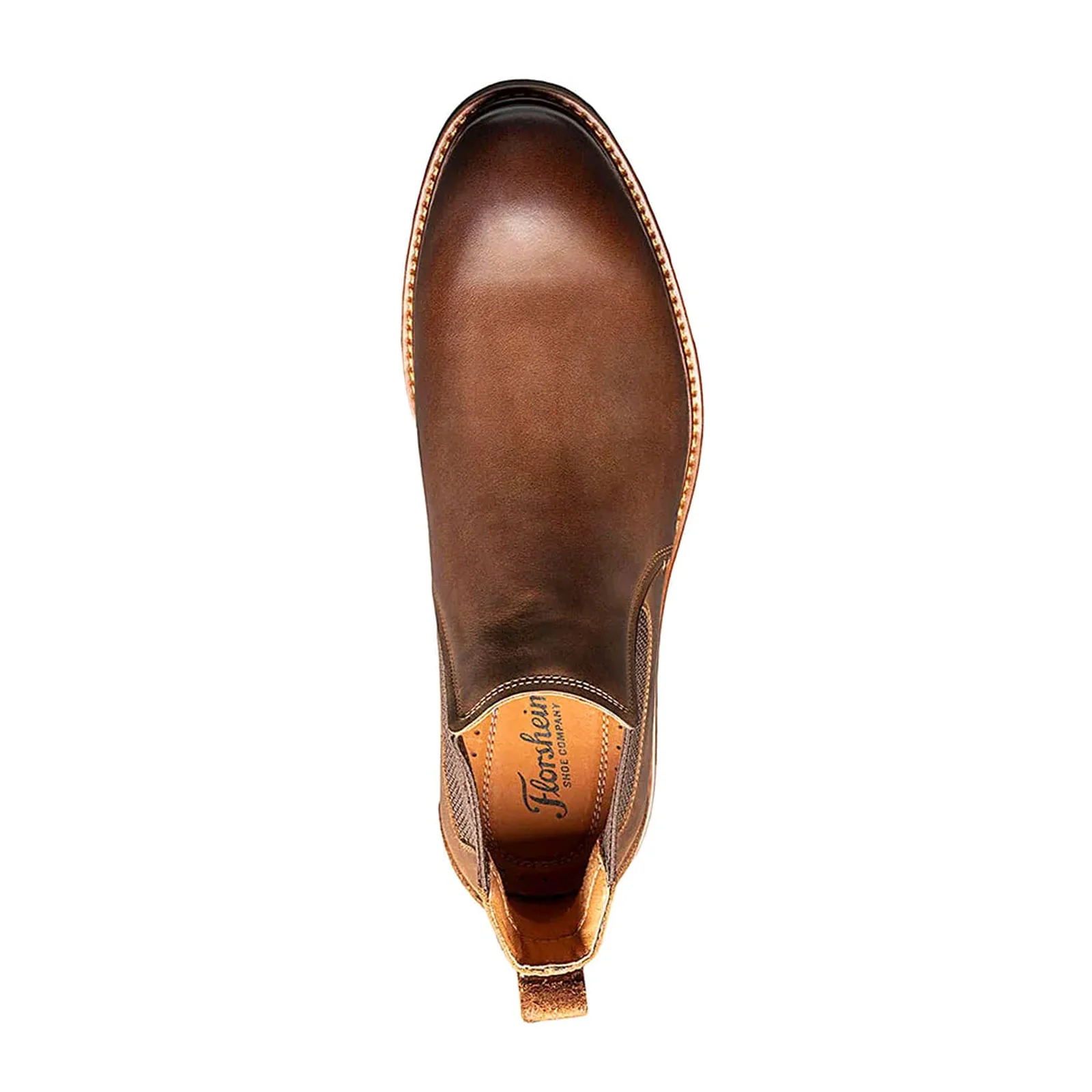 Florsheim Lodge Plain Toe Gore Boot (Men) - Brown Crazy Horse - Image 3
