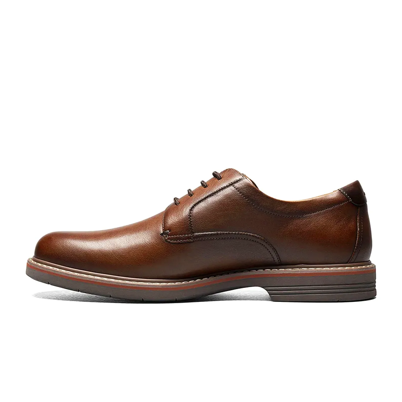 Florsheim Norwalk Plain Toe Oxford (Men) - Cognac Milled - Image 2