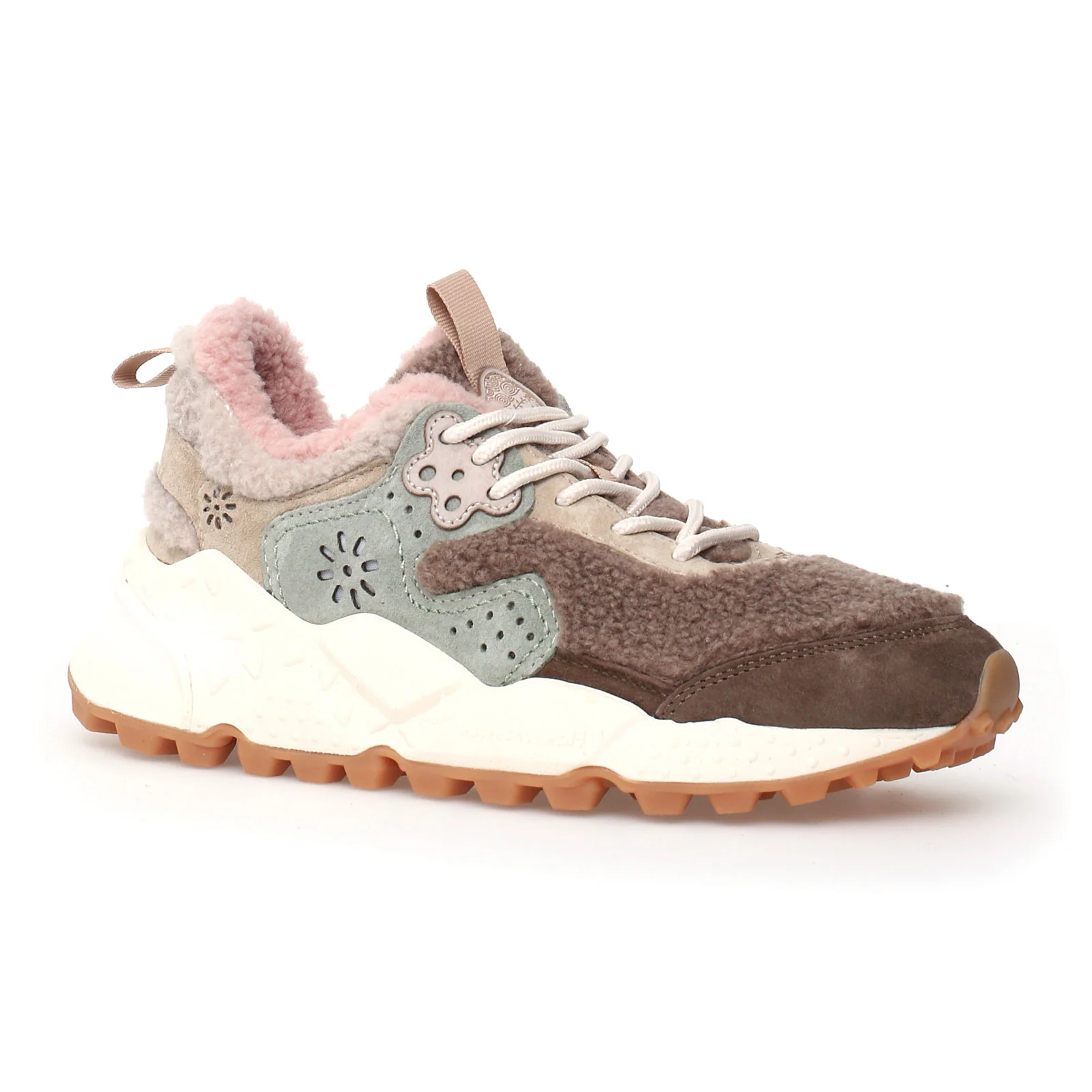 Flower Mountain Kotetsu Sneaker (Women) - Beige/Pink - Image 3
