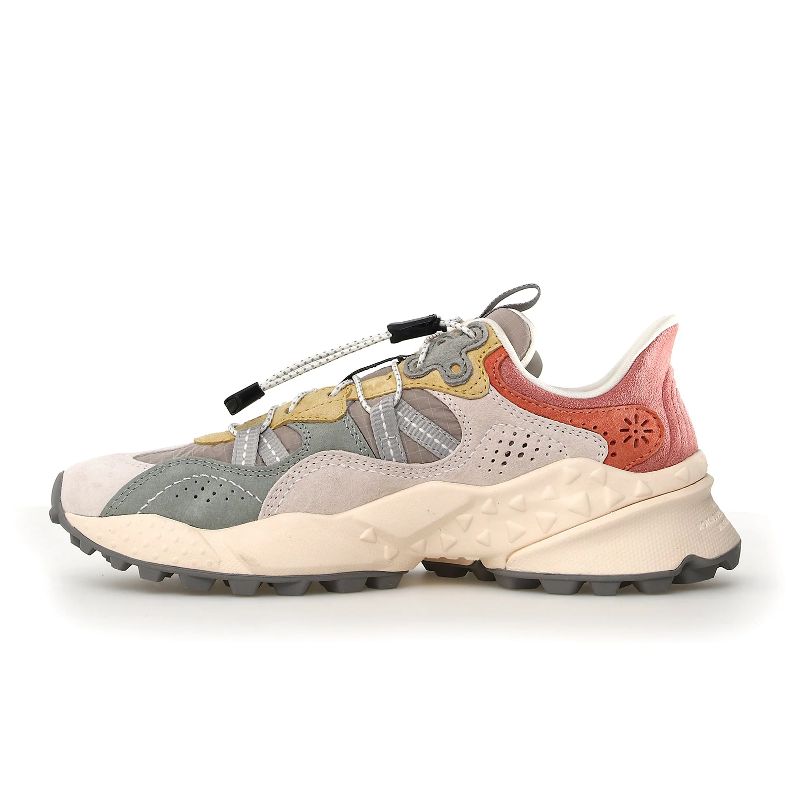 Flower Mountain Tiger Hill Sneaker (Women) - Milk/Light Green/Yellow - Image 2