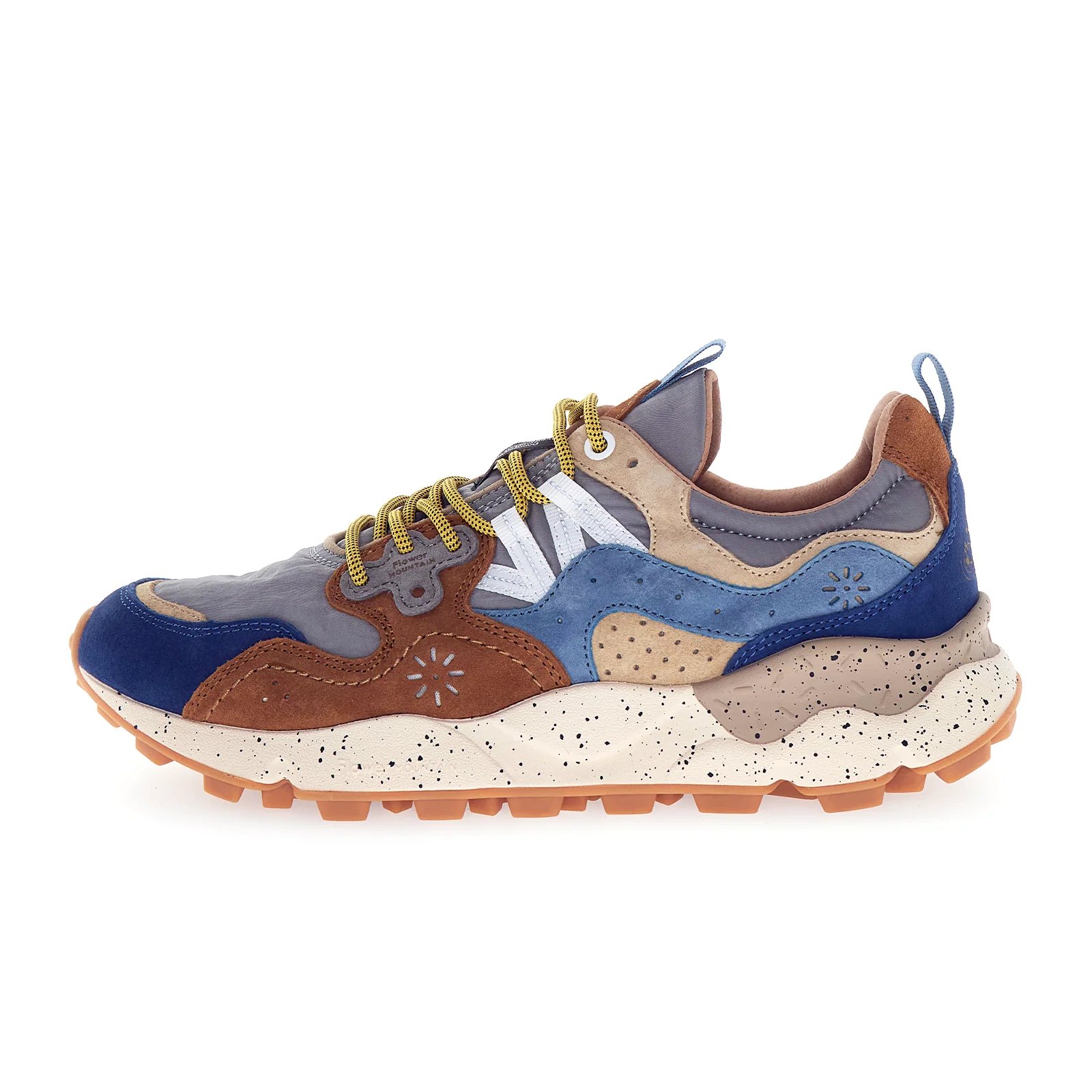 Flower Mountain Yamano 3 Sneaker (Men) - Brown/Deep Petrol/Light Blue - Image 2