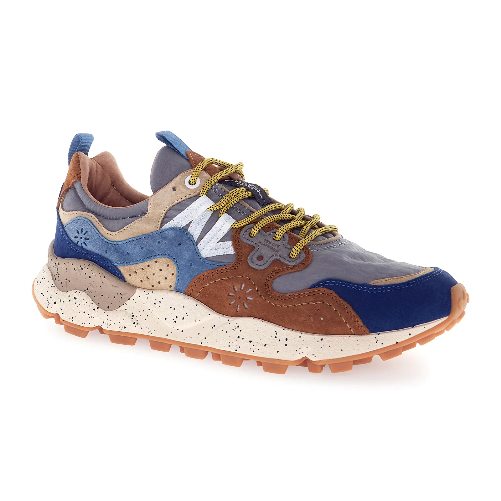 Flower Mountain Yamano 3 Sneaker (Men) - Brown/Deep Petrol/Light Blue - Image 3