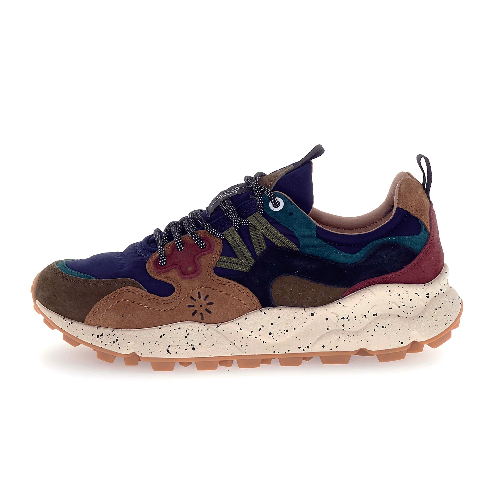 Flower Mountain Yamano 3 Sneaker (Men) - Deep Mud/Light Brown/Navy - Image 2