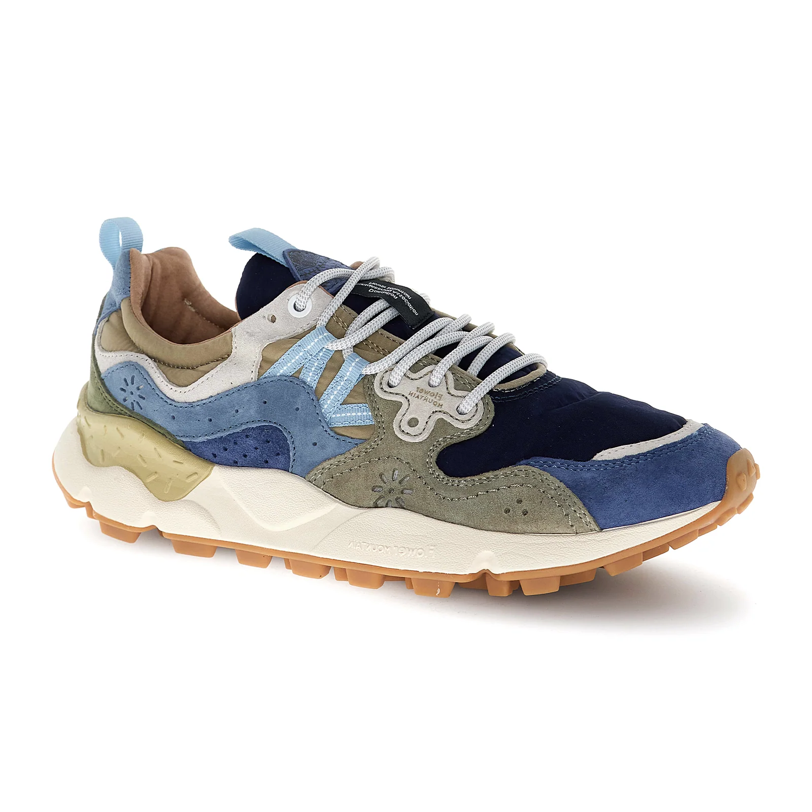Flower Mountain Yamano 3 Sneaker (Men) - Navy/Blue/Kaki - Image 3