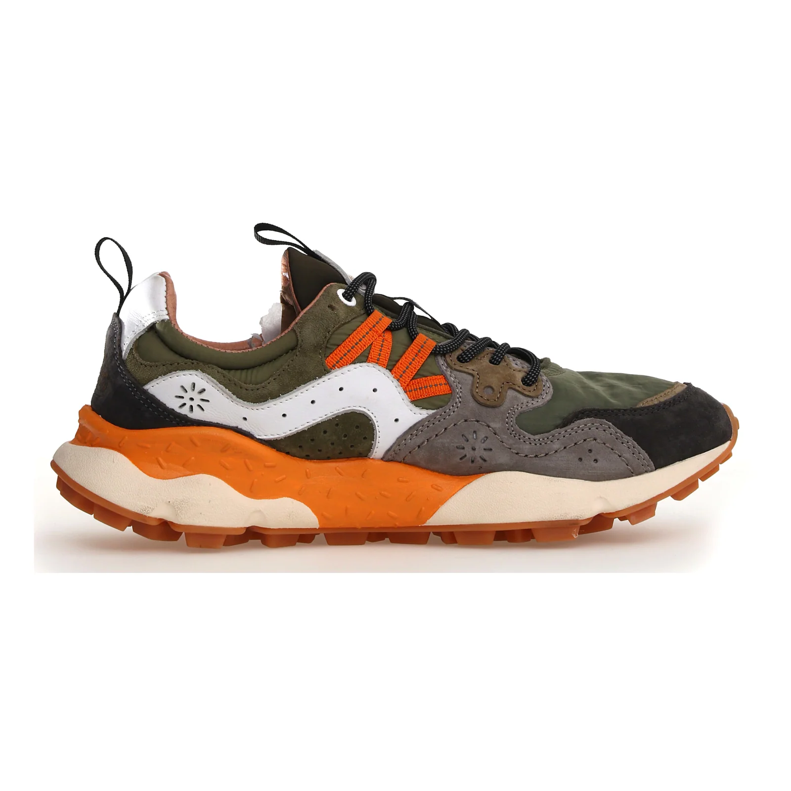 Flower Mountain Yamano 3 Sneaker (Unisex) - Anthracite/Kaky - Image 2