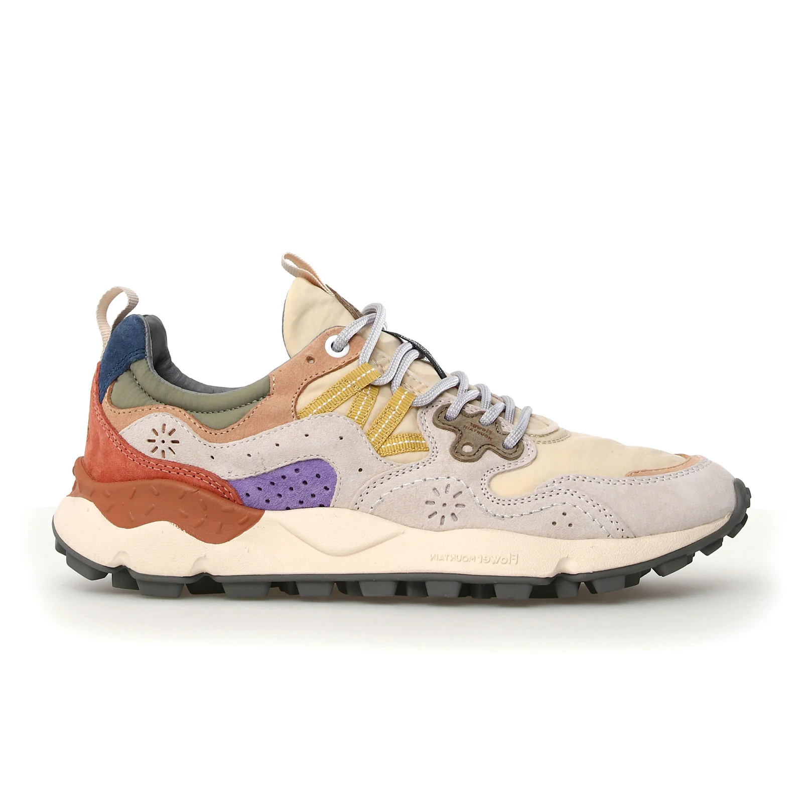 Flower Mountain Yamano 3 Sneaker (Unisex) - Beige/Milk/Violet