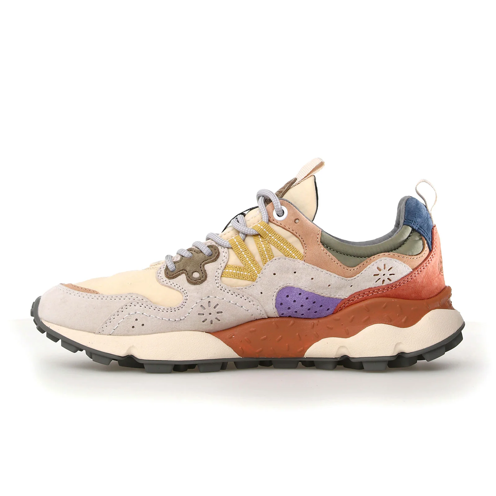 Flower Mountain Yamano 3 Sneaker (Unisex) - Beige/Milk/Violet - Image 2