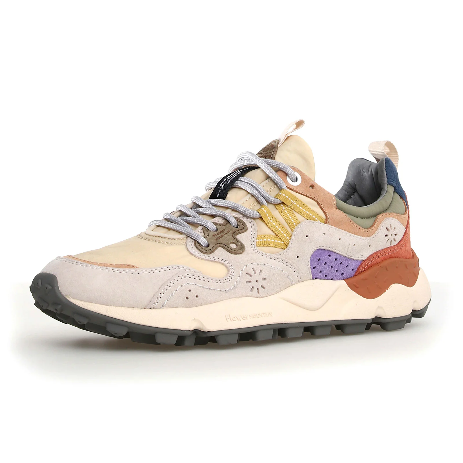 Flower Mountain Yamano 3 Sneaker (Unisex) - Beige/Milk/Violet - Image 3