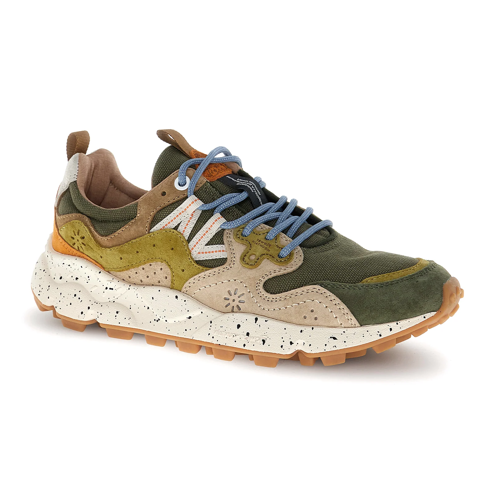 Flower Mountain Yamano 3 Sneaker (Unisex) - Miltary/Taupe - Image 3