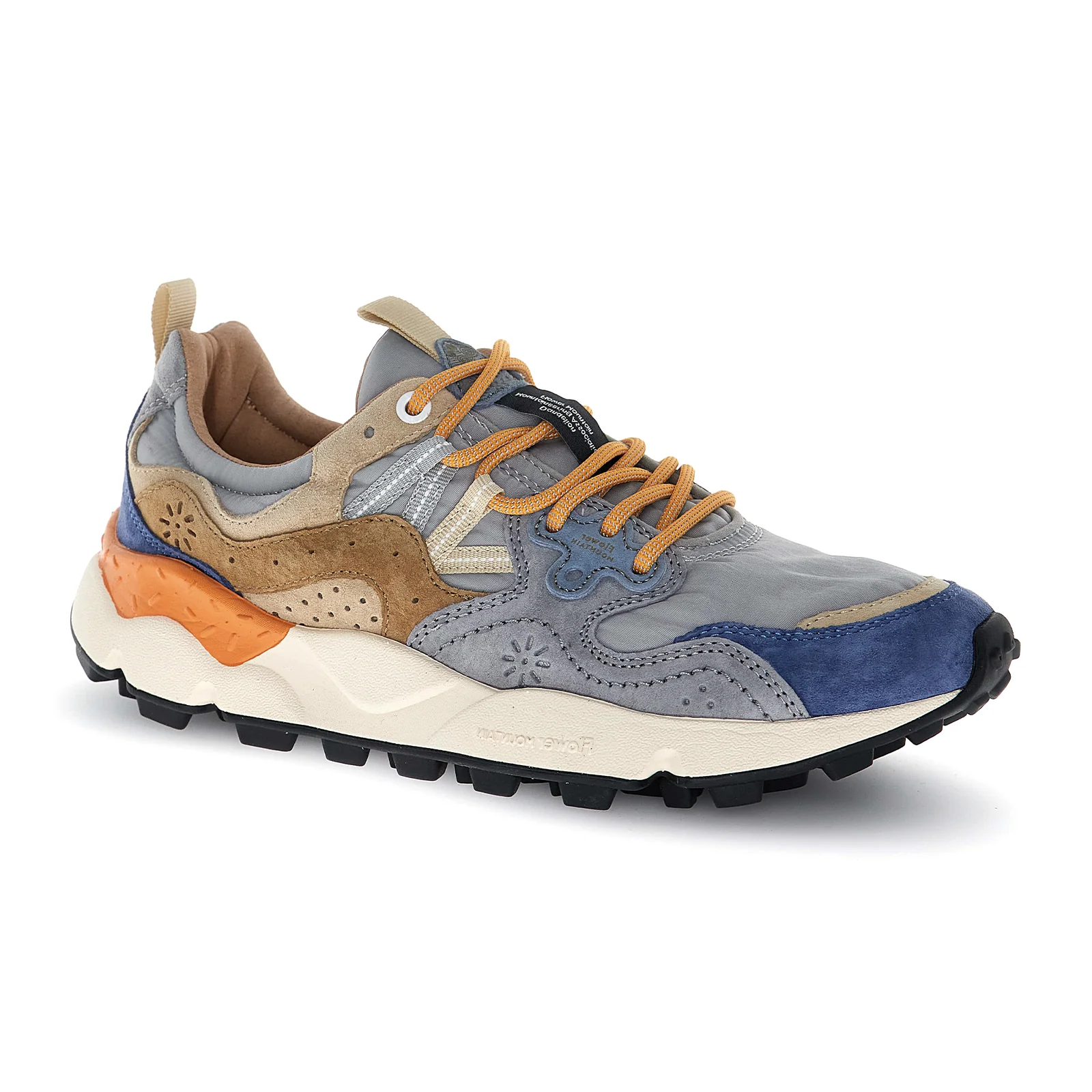 Flower Mountain Yamano 3 Sneaker (Unisex) - Navy/Grey/Taupe - Image 3