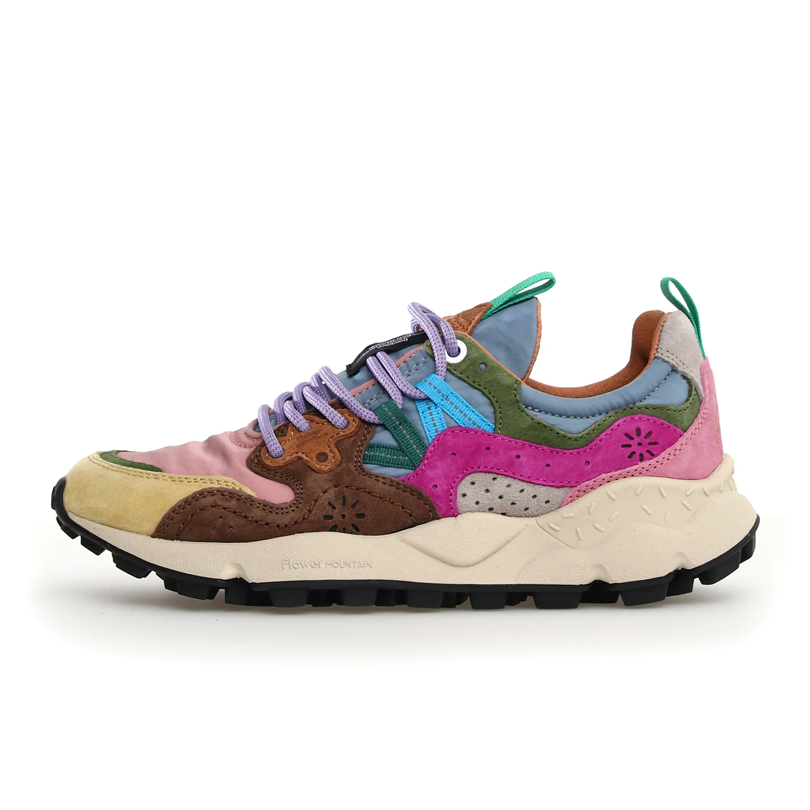 Flower Mountain Yamano 3 Sneaker (Women) - Cream/Pink/Light Brown - Image 2