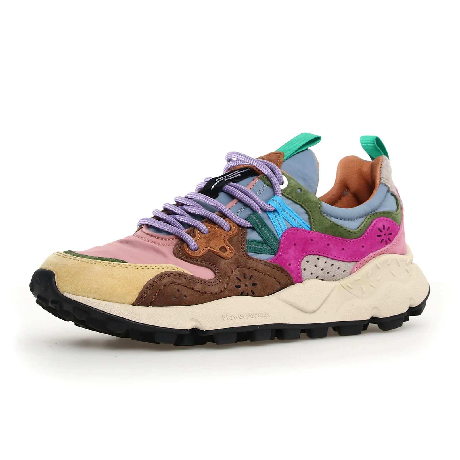 Flower Mountain Yamano 3 Sneaker (Women) - Cream/Pink/Light Brown - Image 3