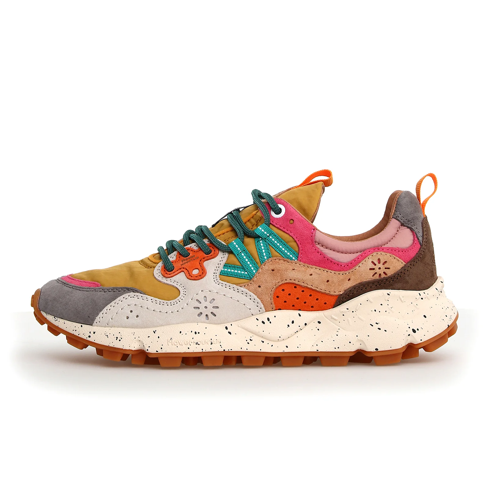 Flower Mountain Yamano 3 Sneaker (Women) - Grey/Yellow/Cream - Image 2