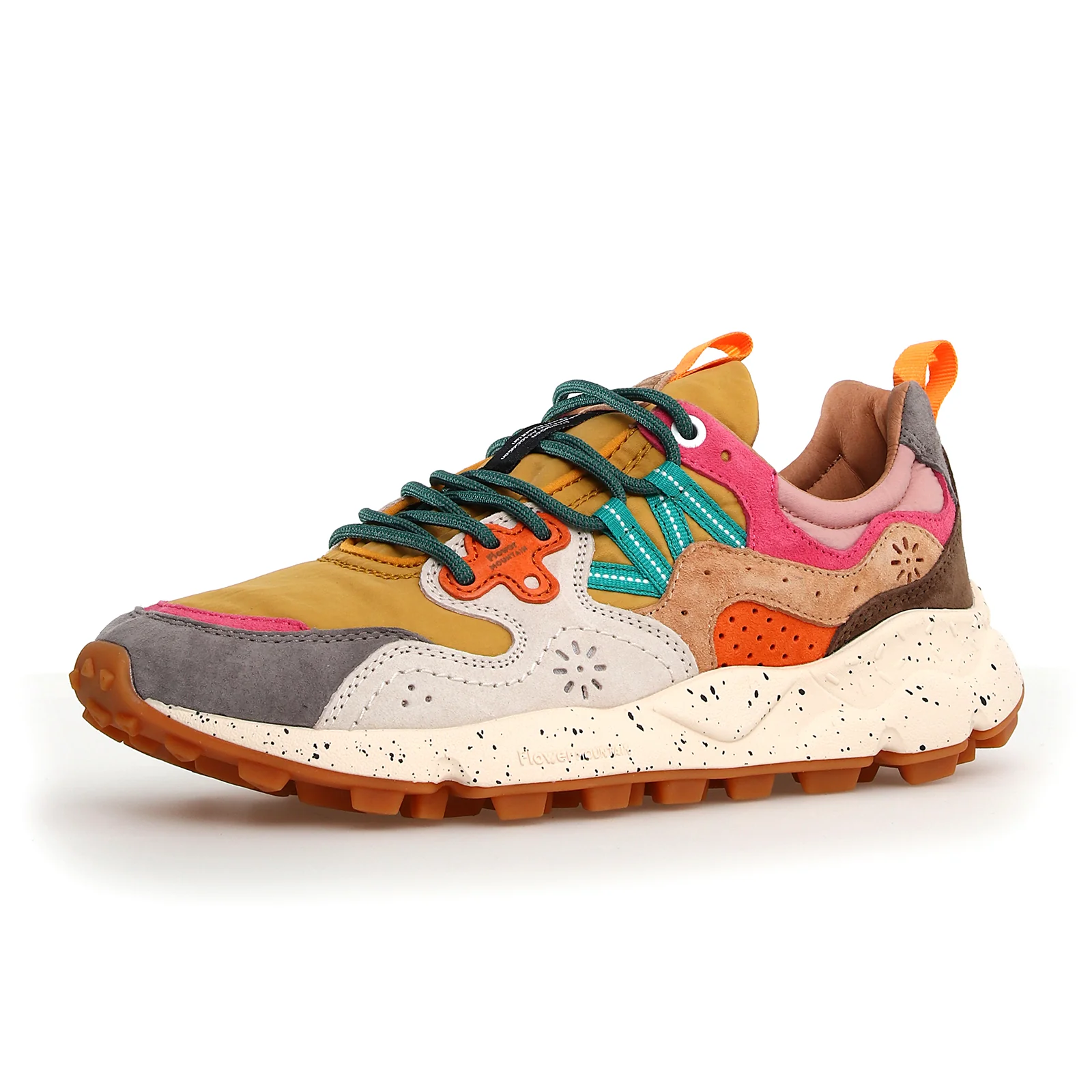 Flower Mountain Yamano 3 Sneaker (Women) - Grey/Yellow/Cream - Image 3