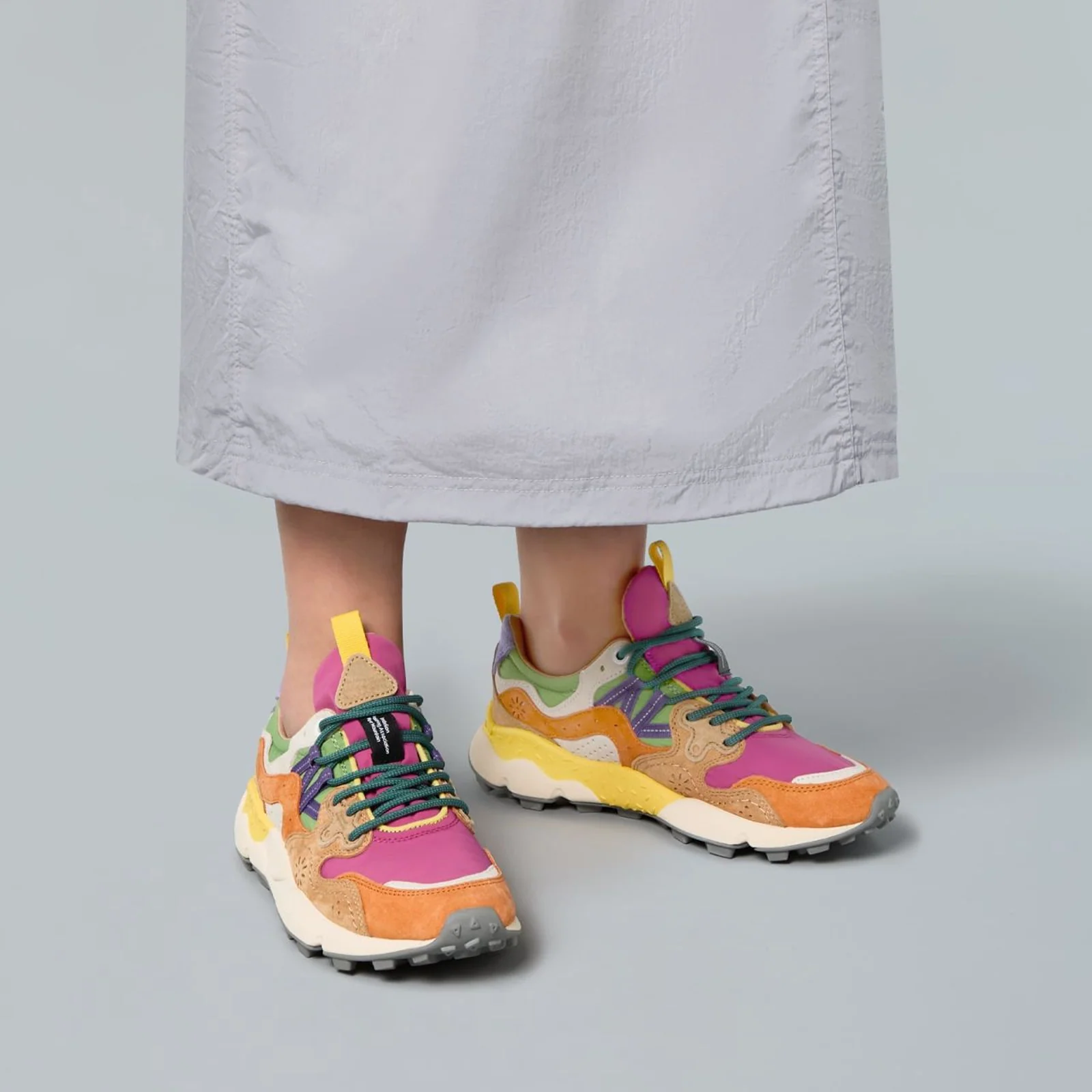 Flower Mountain Yamano 3 Sneaker (Women) - Orange/Fuchsia - Image 6