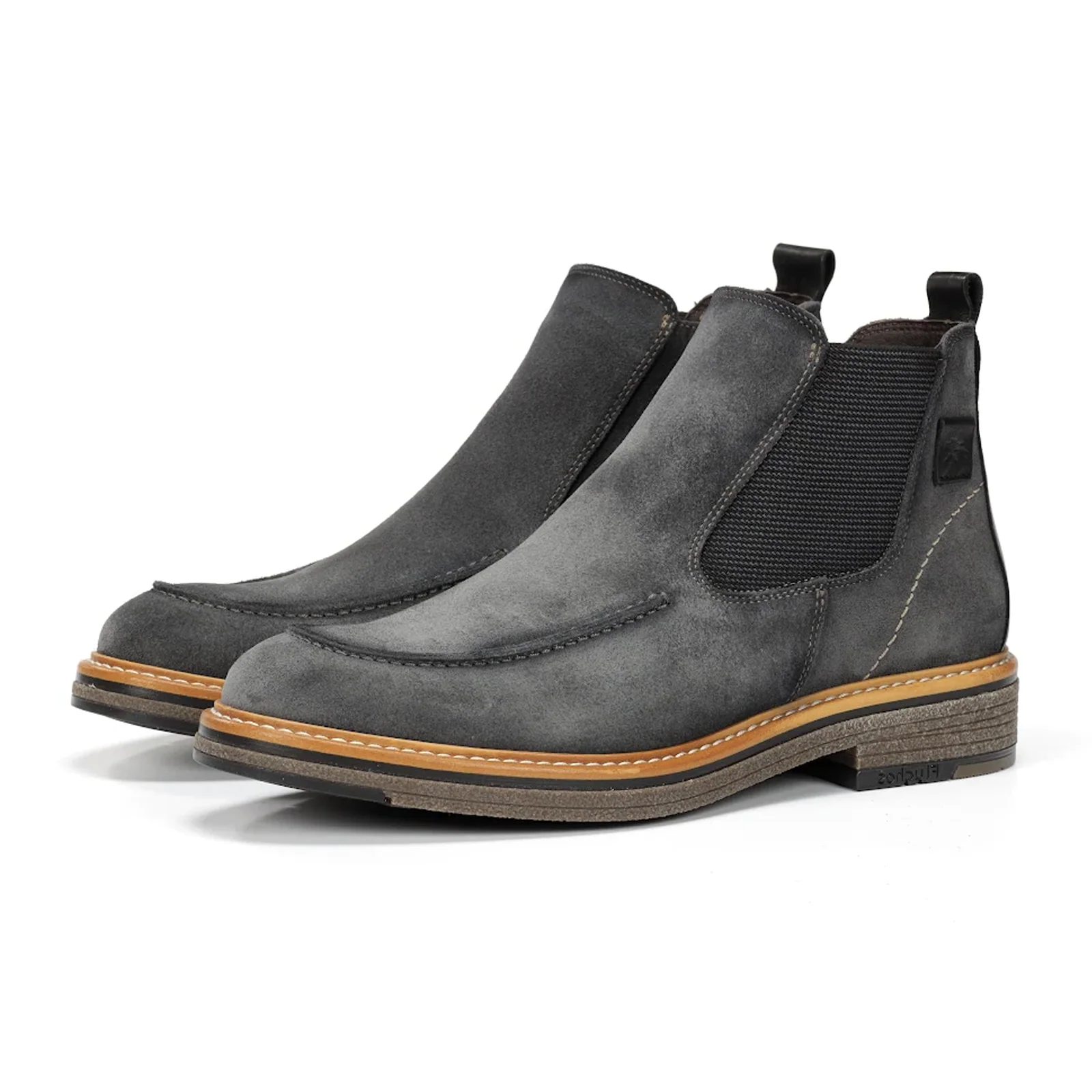 Fluchos Kasper F1821 Chelsea Boot (Men) - Afelpado Grafito - Image 2
