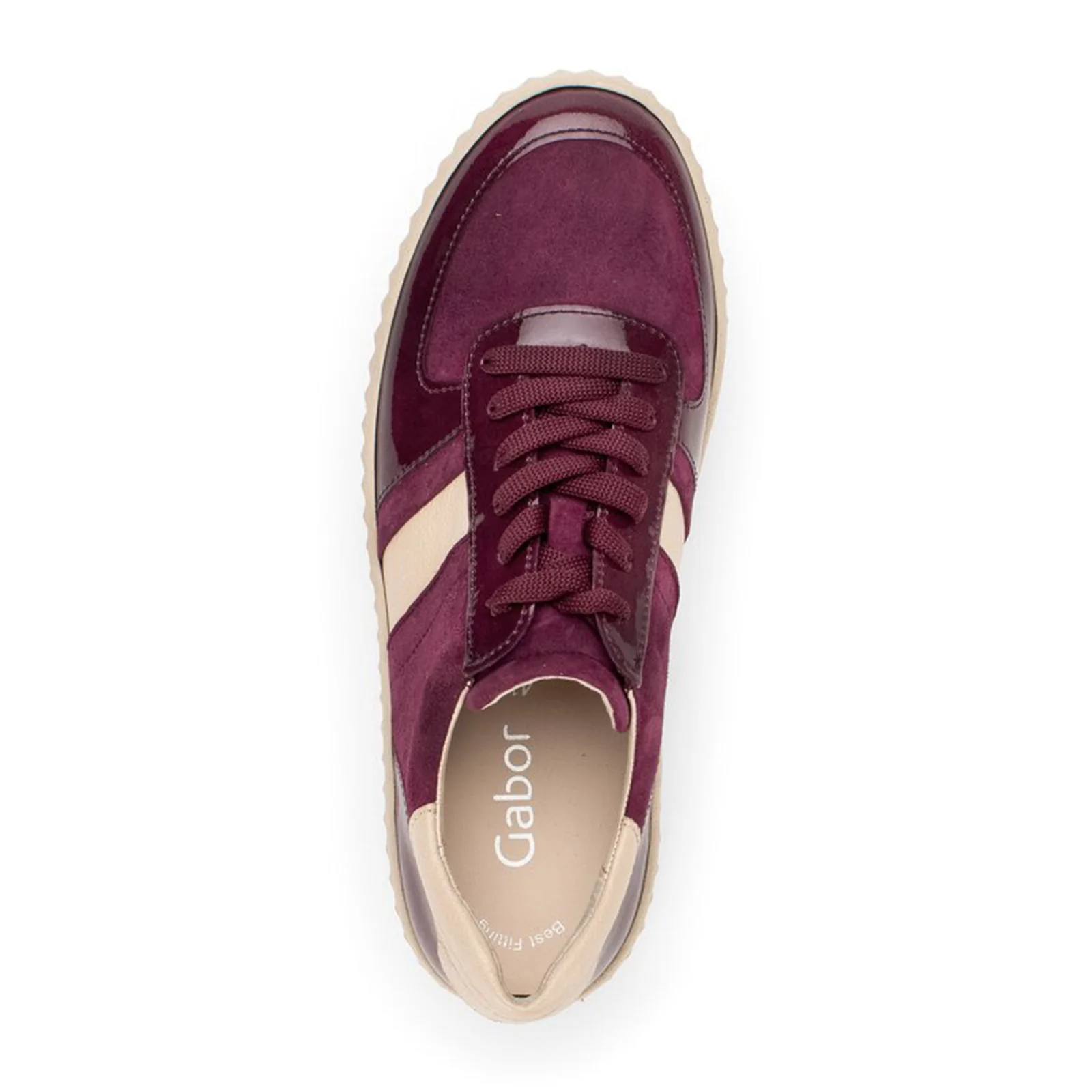Gabor 203 Vesta Sneaker (Women) - Cervo/Aubergine - Image 4