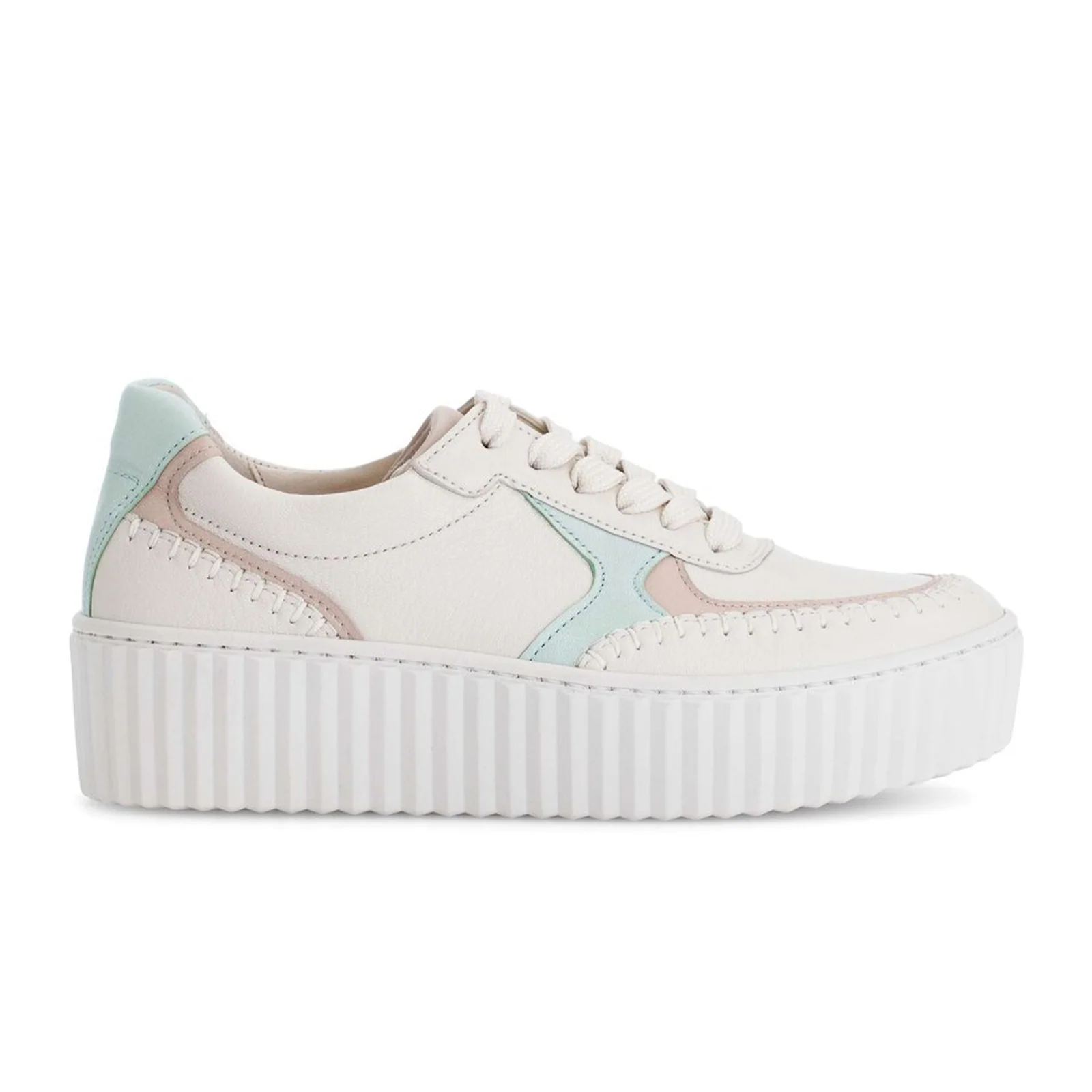 Gabor 204 Platform Stitch Sneaker (Women) - Nappa Nava/Caspian/Panna