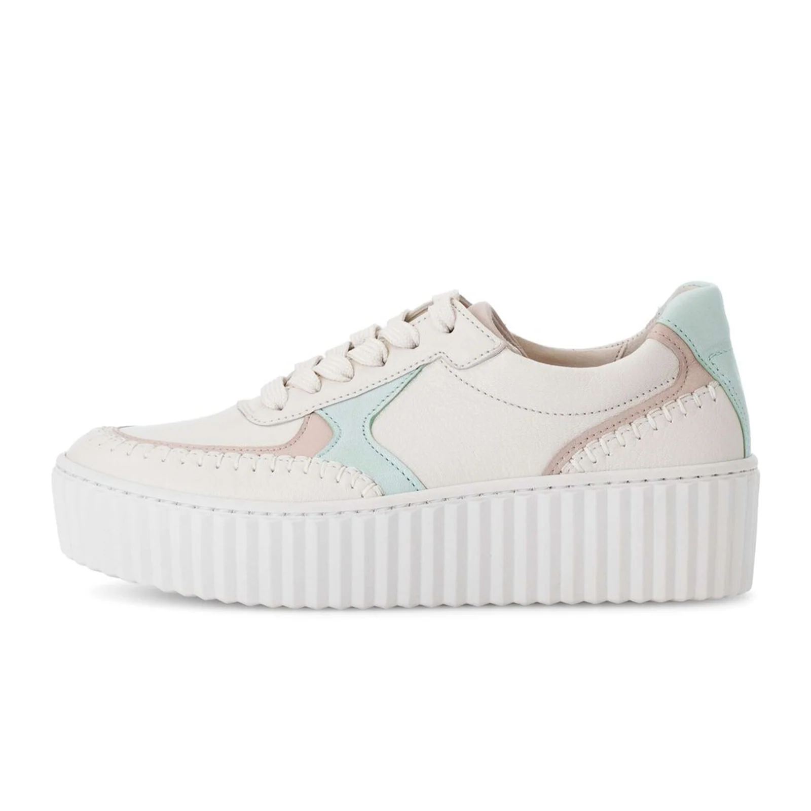 Gabor 204 Platform Stitch Sneaker (Women) - Nappa Nava/Caspian/Panna - Image 2
