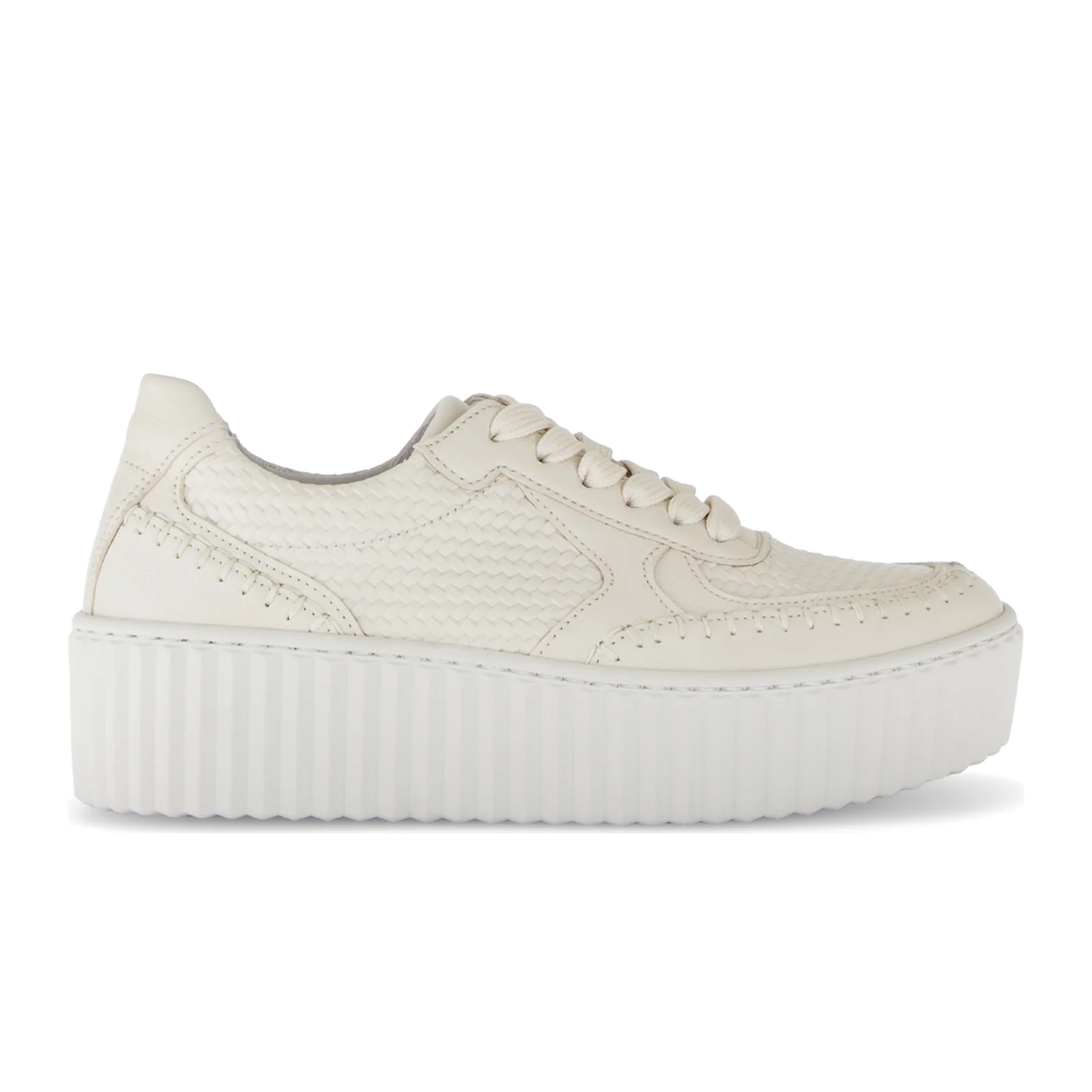 Gabor 204 Platform Stitch Sneaker (Women) - Nappa Nava/Treccia/Panna