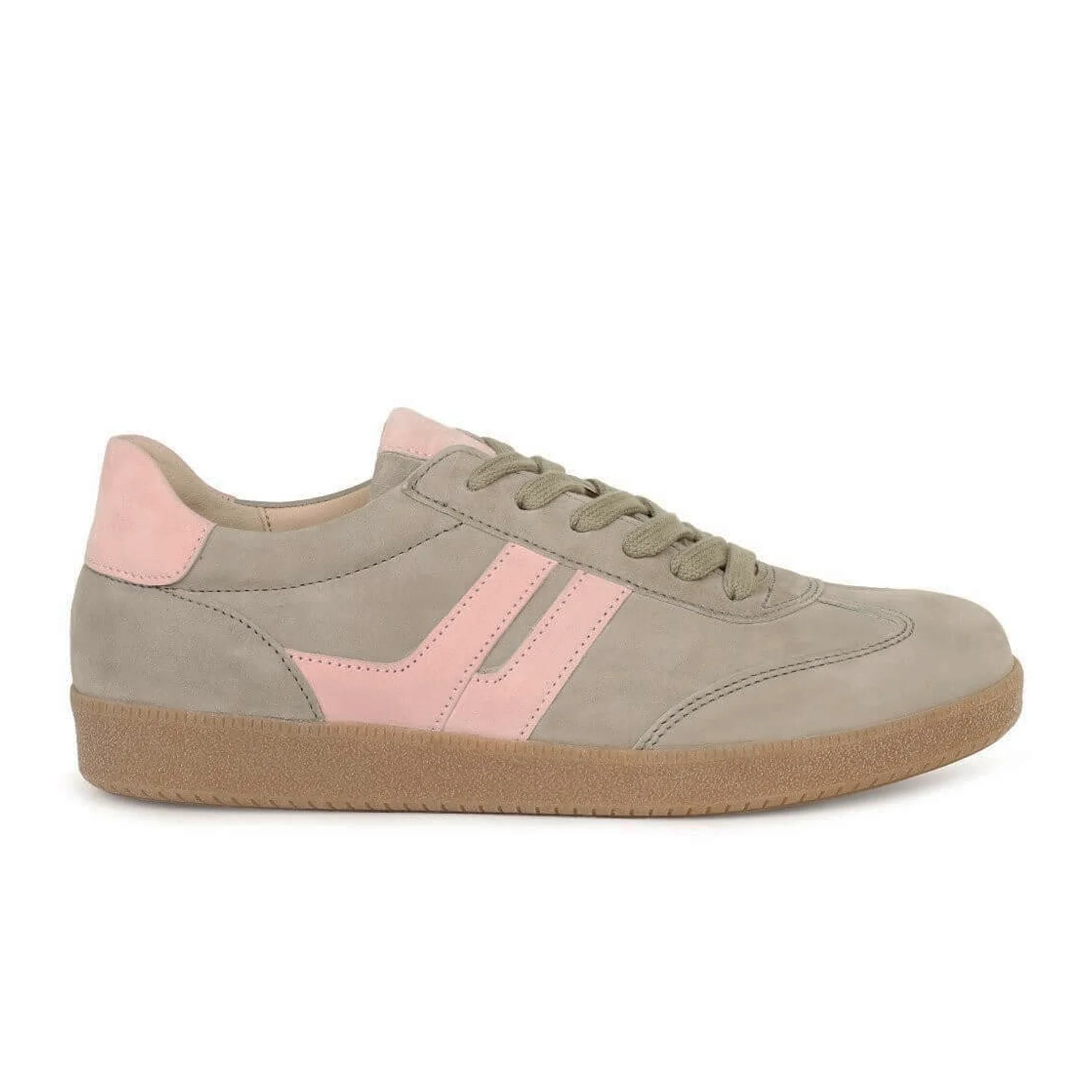 Gabor 300 Court Sneaker (Women) - Samtchevreau/Schilf/Bloom