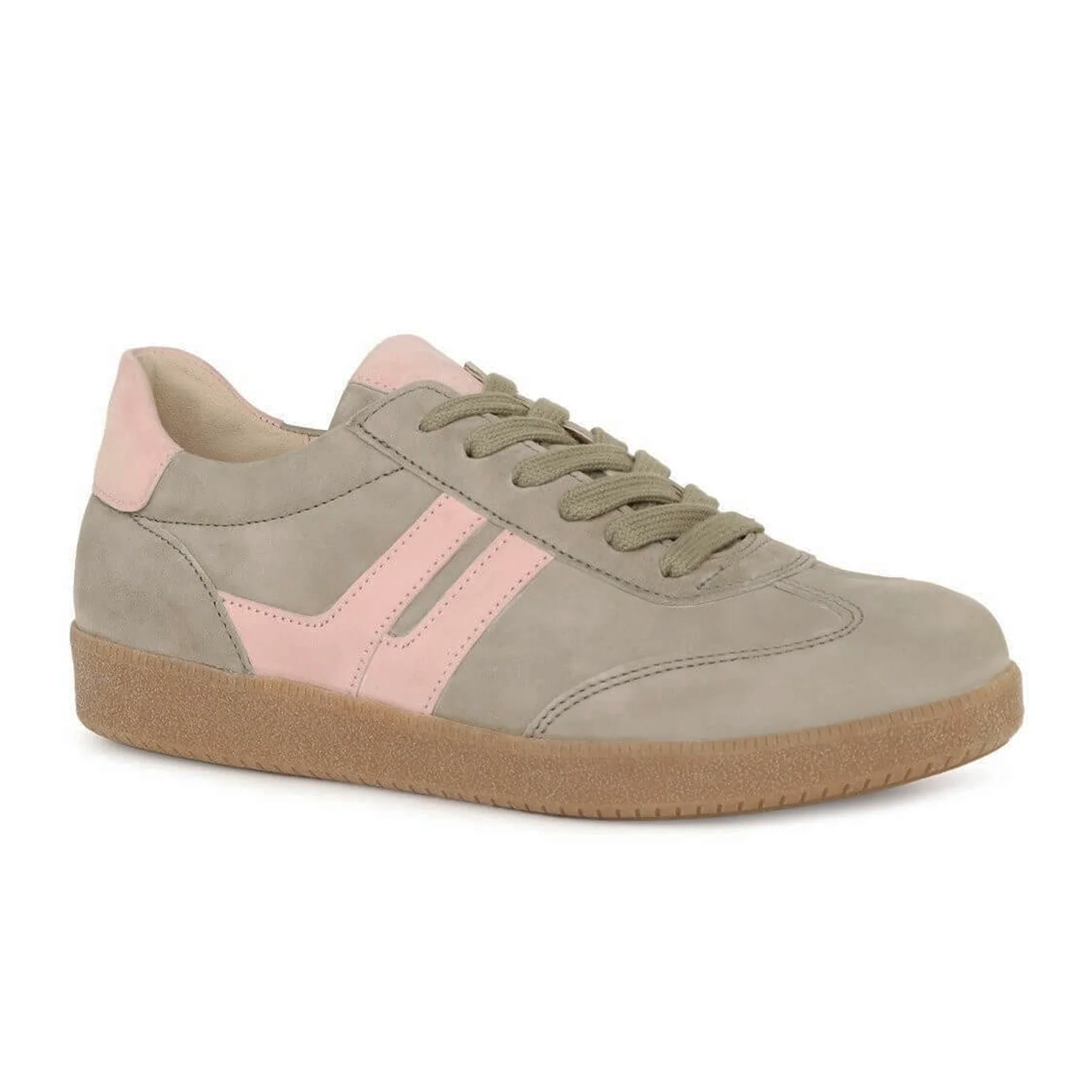 Gabor 300 Court Sneaker (Women) - Samtchevreau/Schilf/Bloom - Image 3