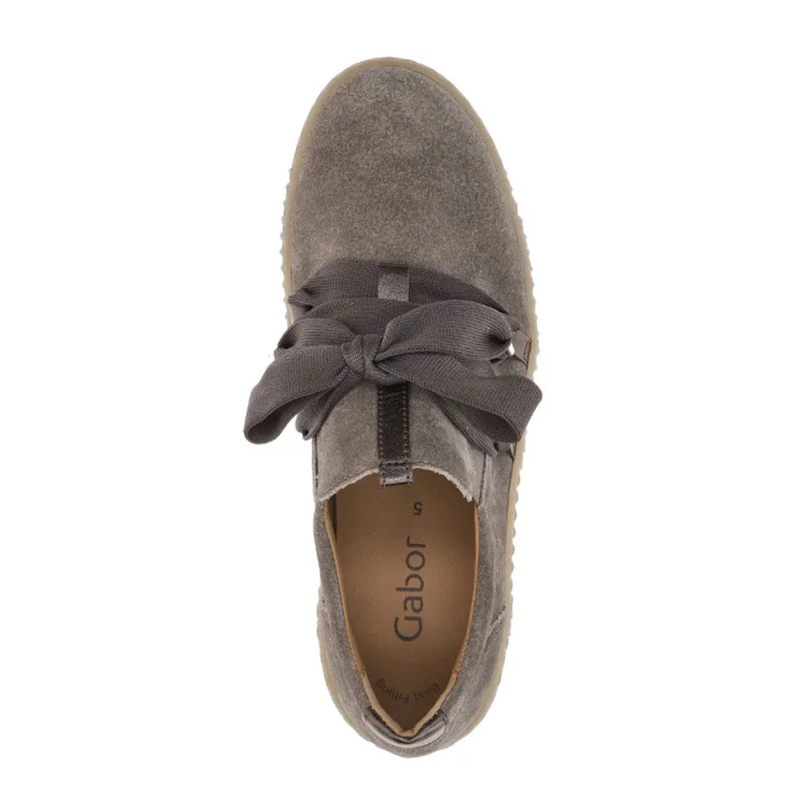 Gabor 333 Bow Sneaker (Women) - City Mohair Suede - Image 3