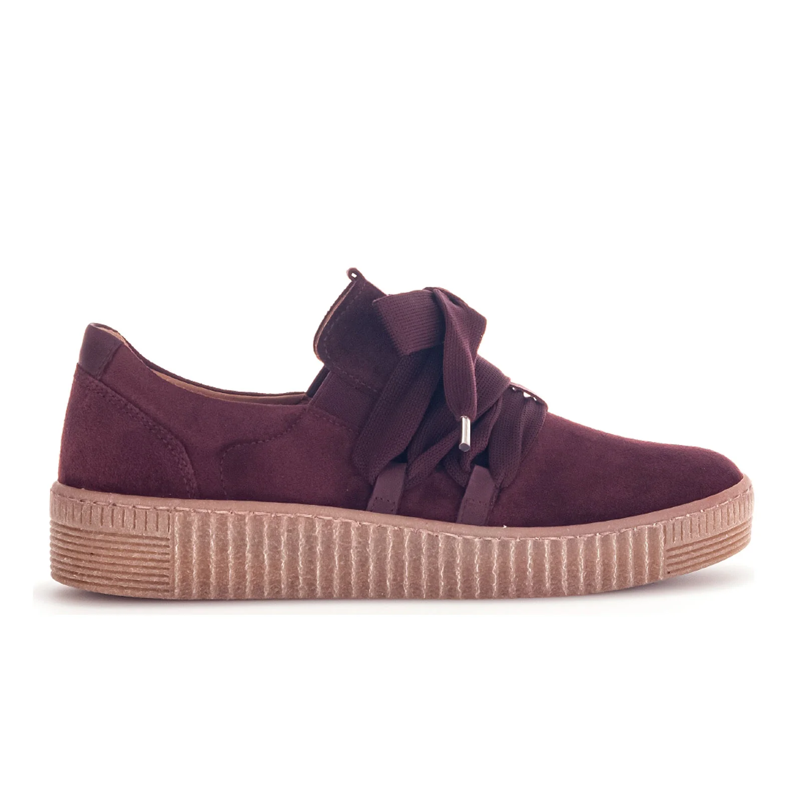Gabor 333 Bow Sneaker (Women) - Merlot Suede