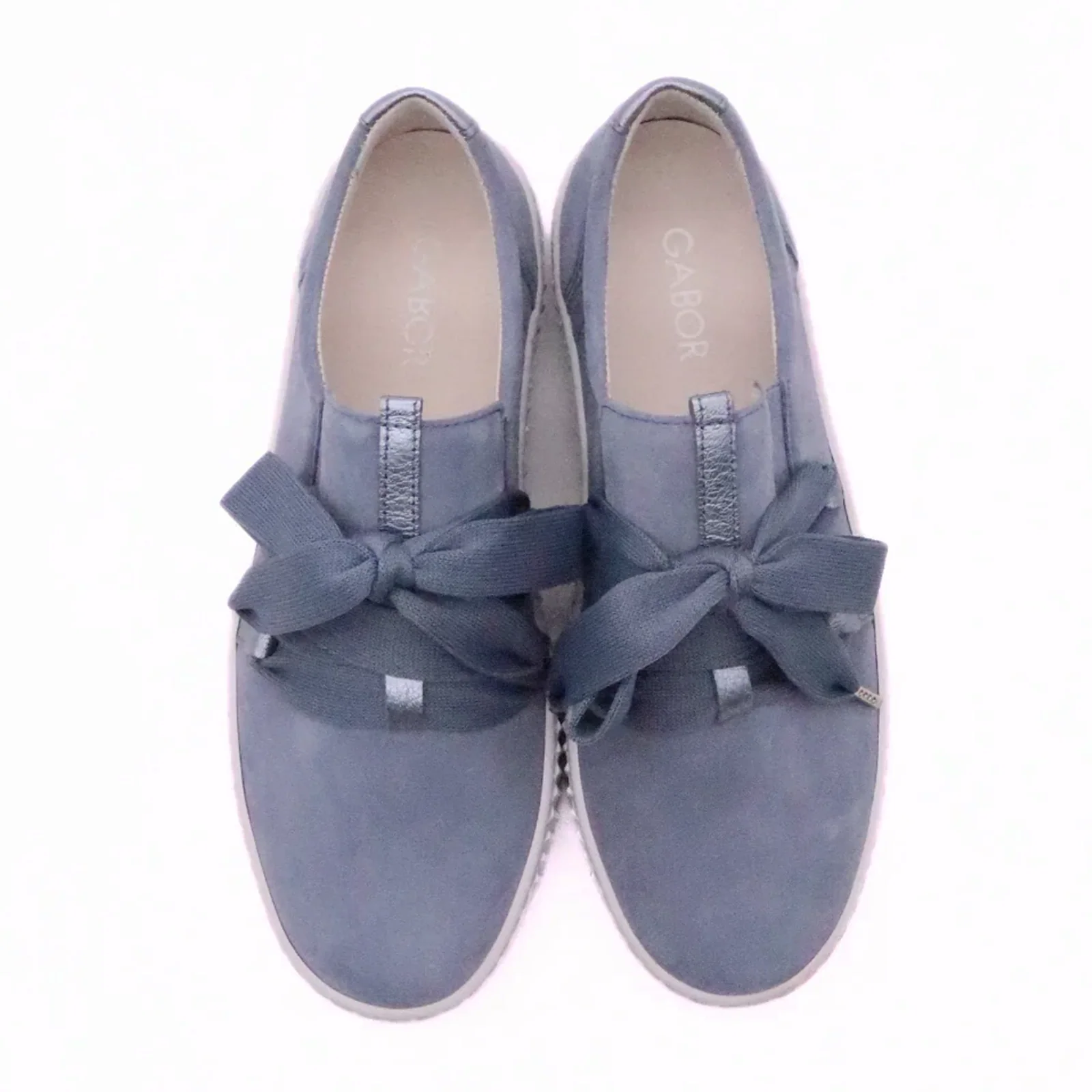 Gabor 333 Bow Sneaker (Women) - Samtchevr/Met Cervo/Nautic - Image 3