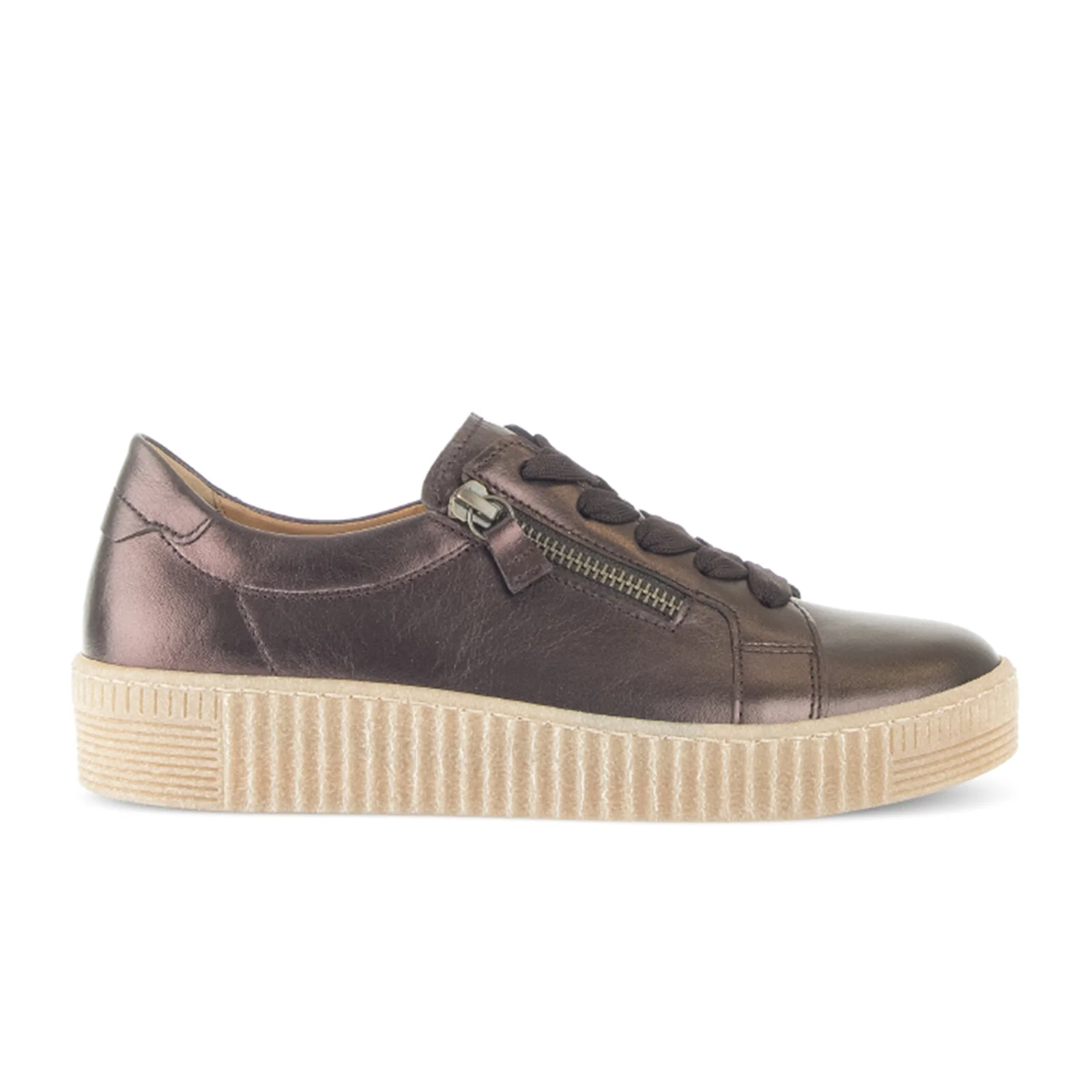 Gabor 334 Double Zip Sneaker (Women) - Ebano