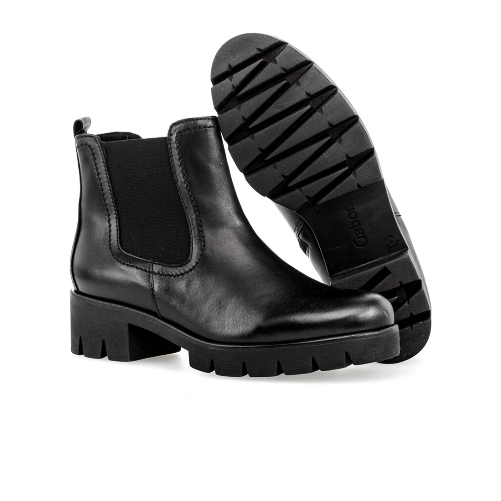 Gabor 710 Chelsea Lug Boot (Women) - Schwarz - Image 5