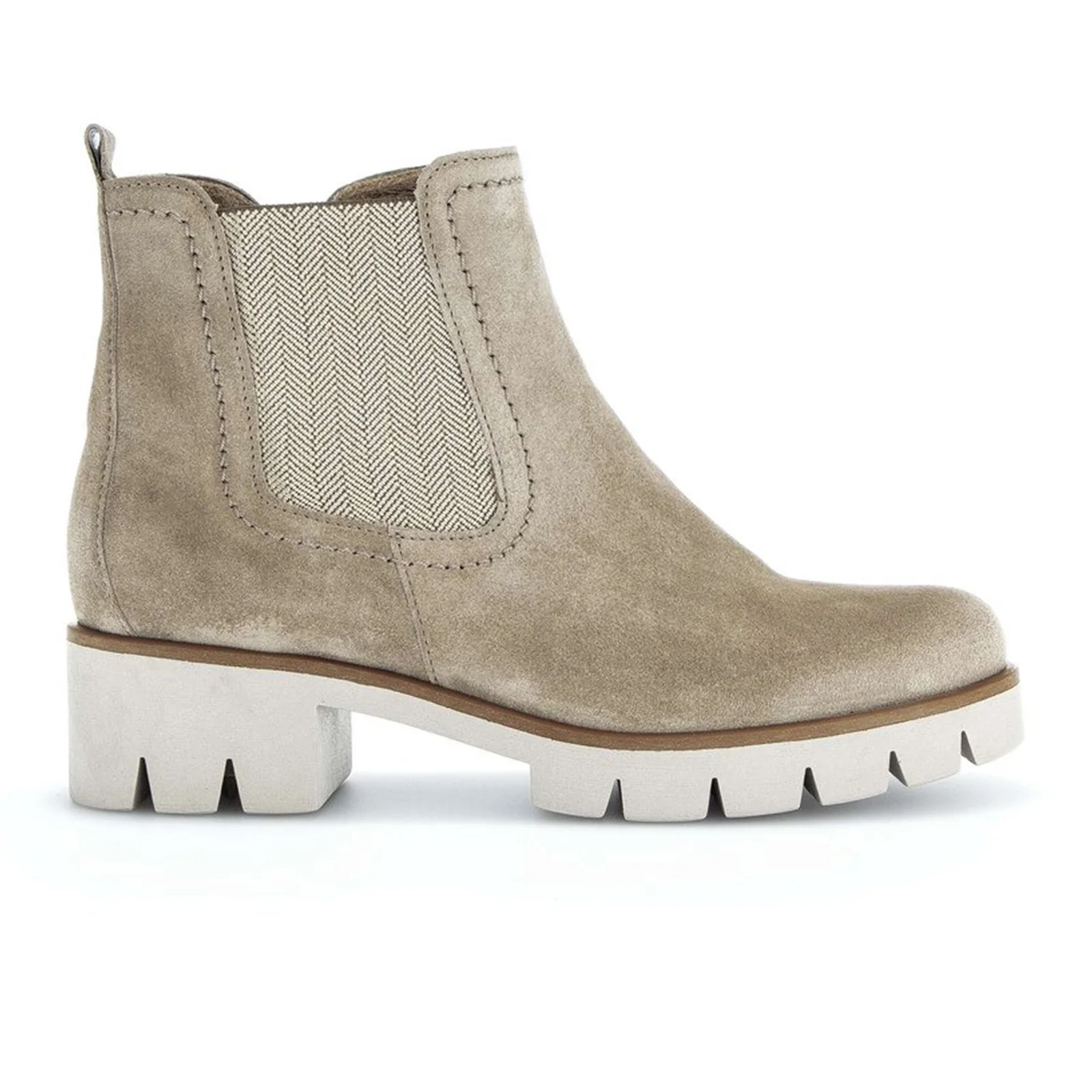 Gabor 710 Chelsea Lug Boot (Women) - Kiesel