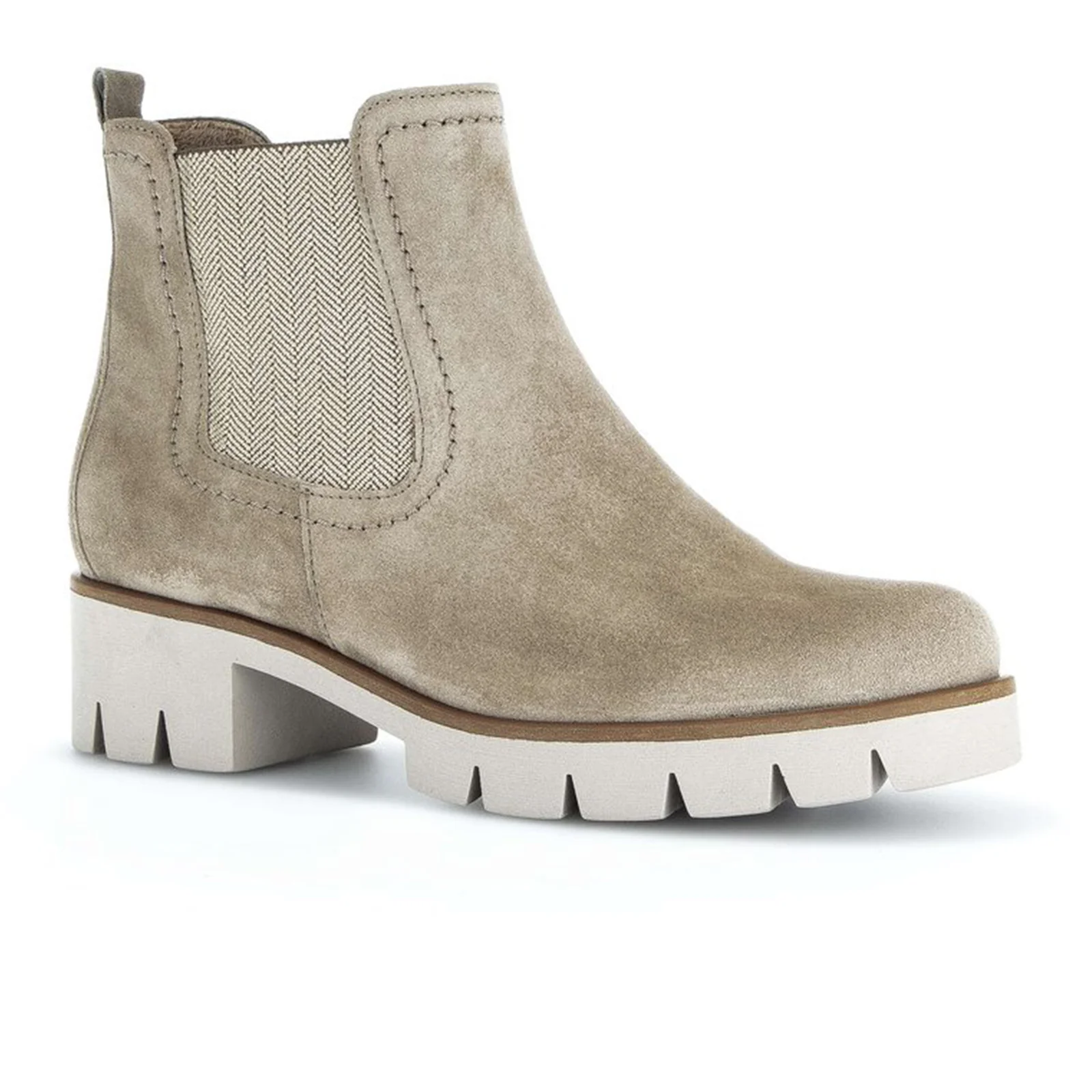 Gabor 710 Chelsea Lug Boot (Women) - Kiesel - Image 3