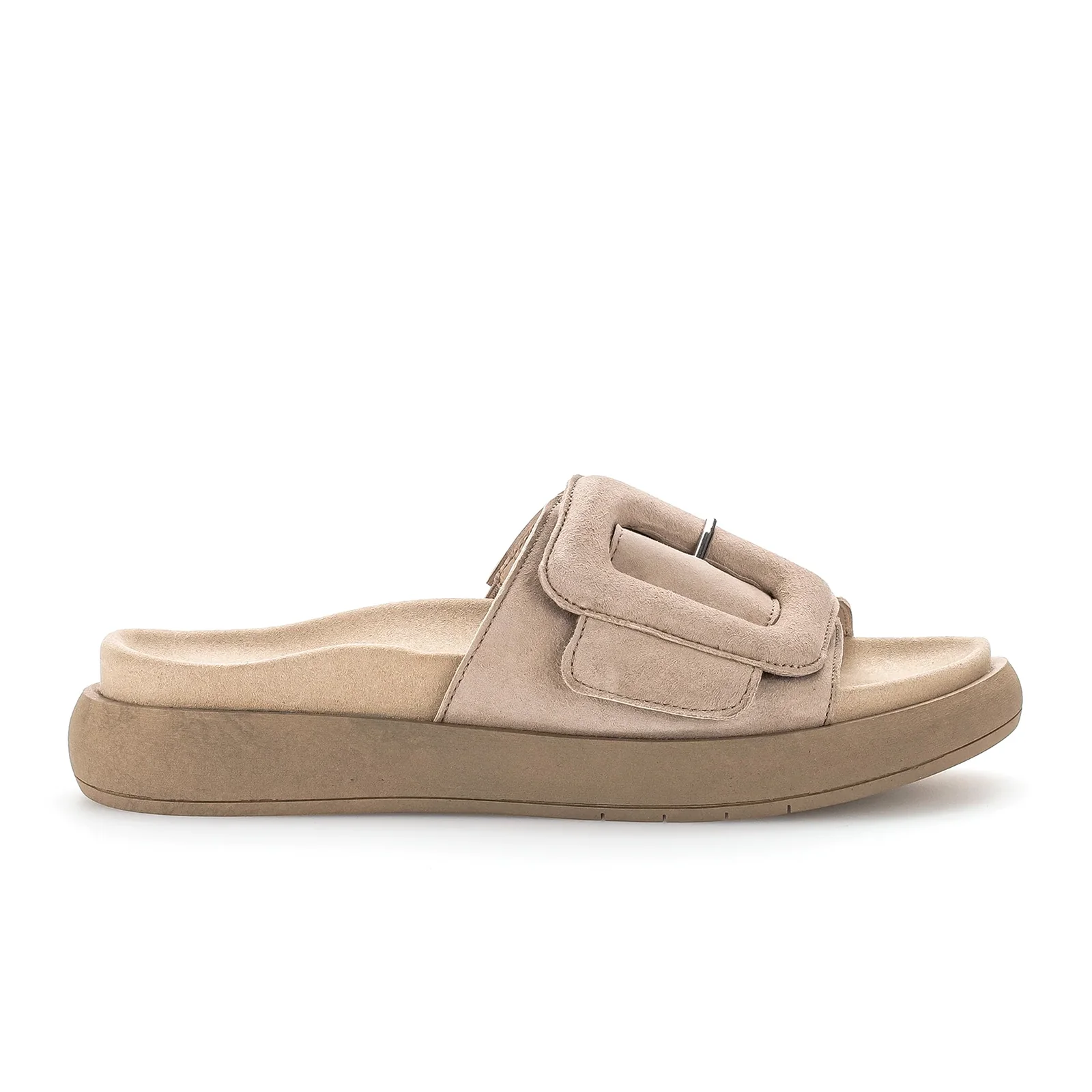 Gabor 751 Slide Sandal (Women) - Desert Samtchevreau