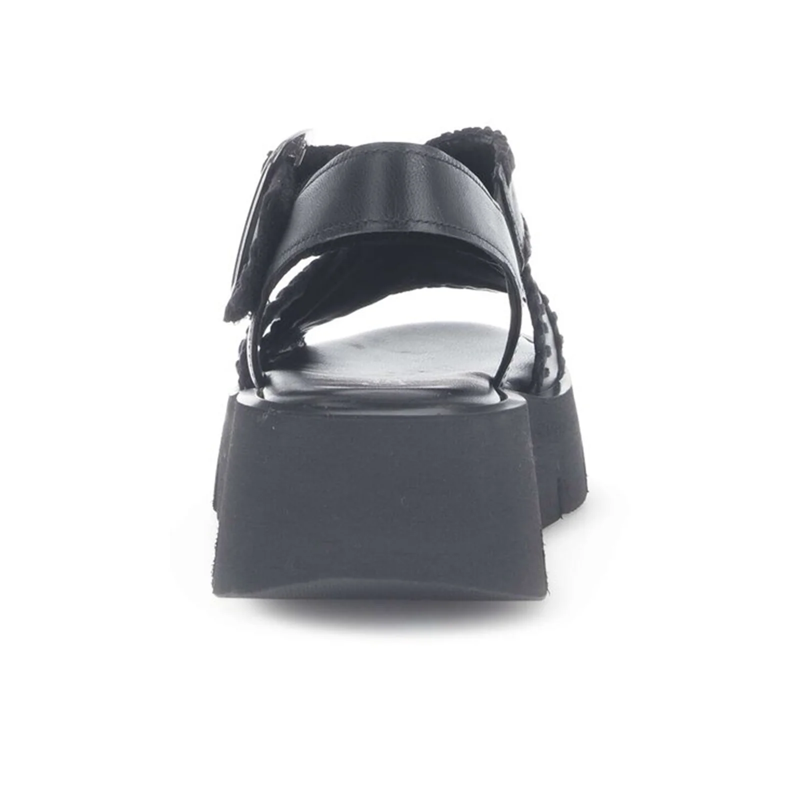 Gabor 751 Stitch Platform Backstrap Sandal (Women) - Lamm Nappa/Schwarz - Image 4