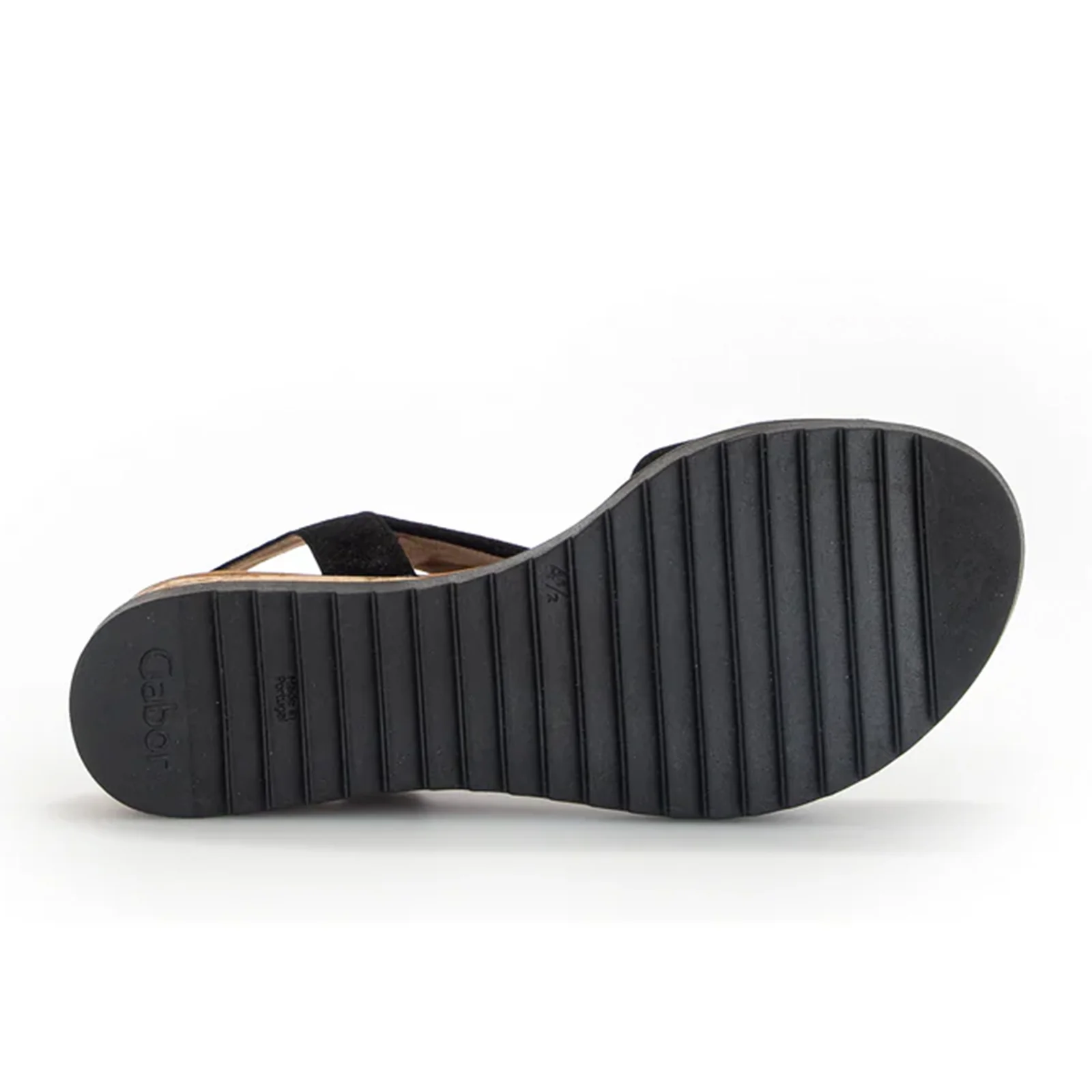 Gabor 751 Wedge Sandal (Women) - Caruso Met/Schwarz - Image 4