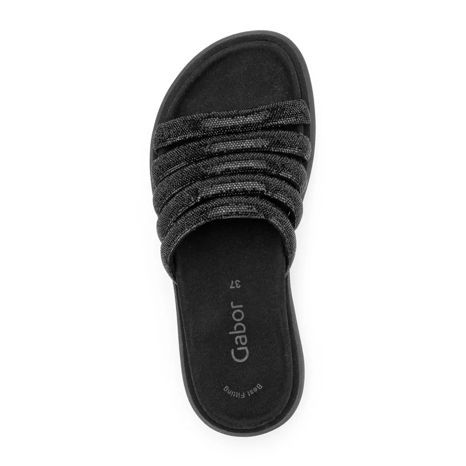 Gabor 752 Slide Sandal (Women) - Schwarz Strass HT - Image 3
