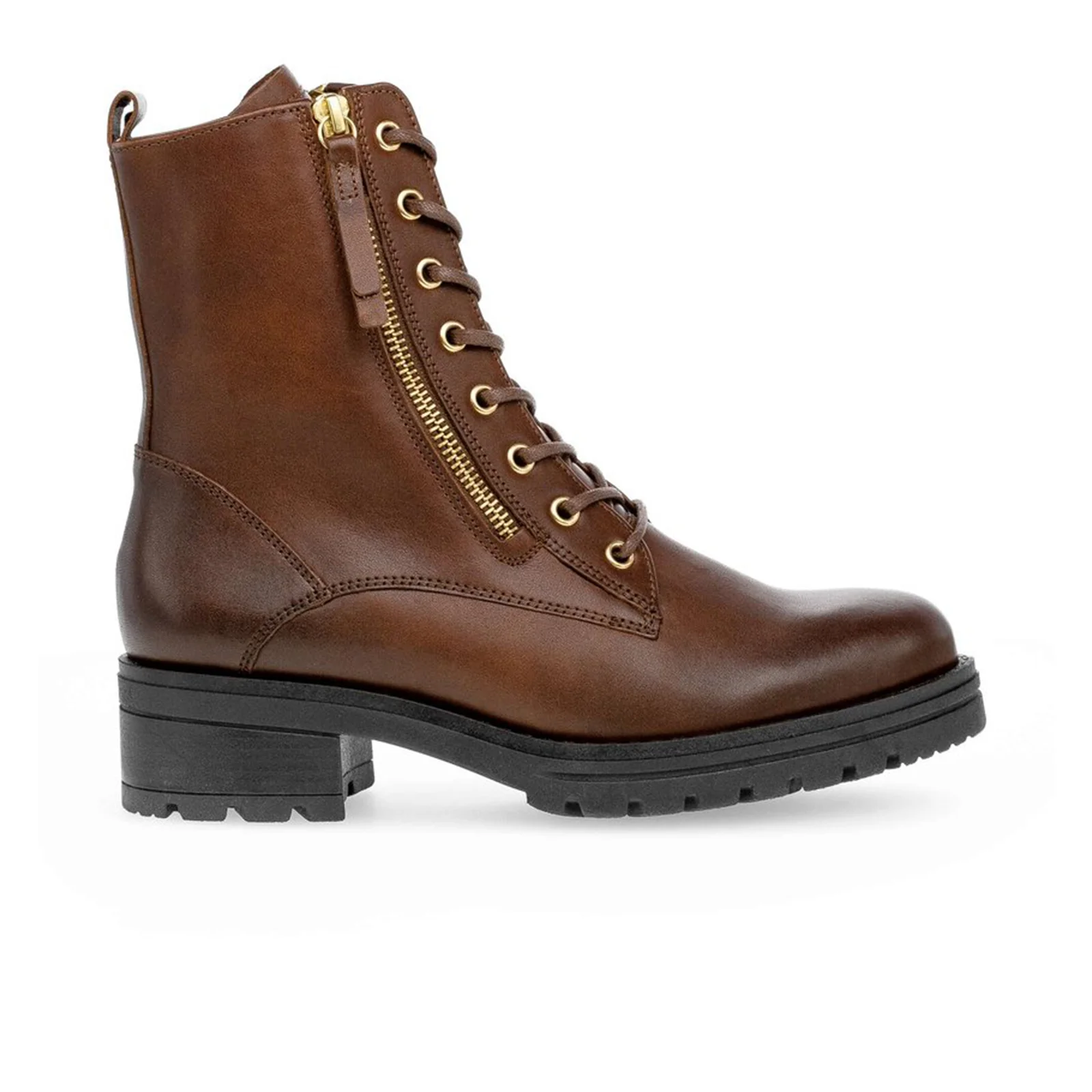Gabor 785 Zip Combat Boot (Women) - Sattel