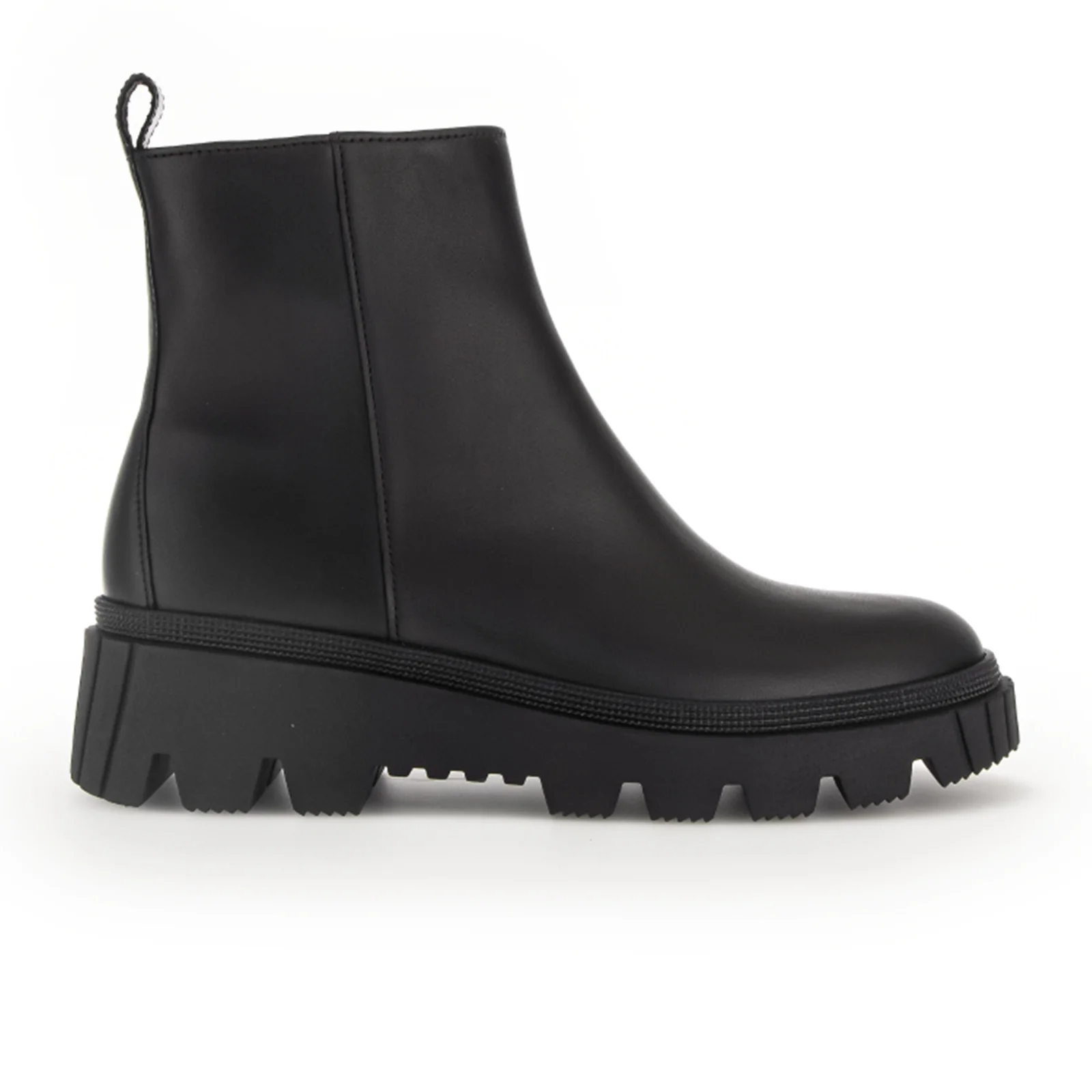 Gabor 820 Zora Lug Ankle Boot (Women) - Schwarz Leather
