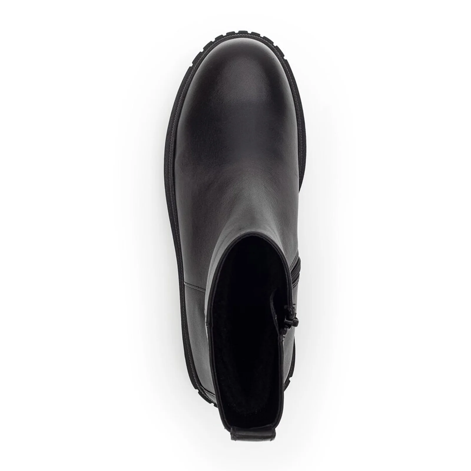 Gabor 820 Zora Lug Ankle Boot (Women) - Schwarz Leather - Image 4