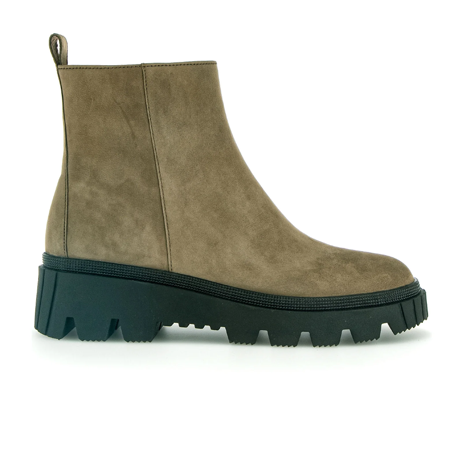 Gabor 820 Zora Lug Ankle Boot (Women) - Olive Nubuck