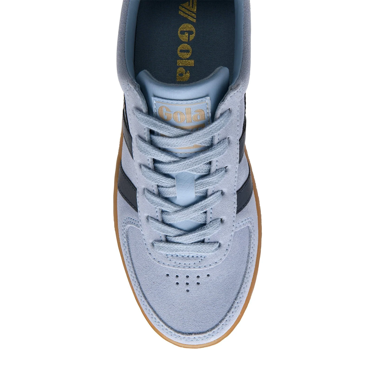 Gola Grandslam Suede Sneaker (Women) - Air/Navy/Gum - Image 5