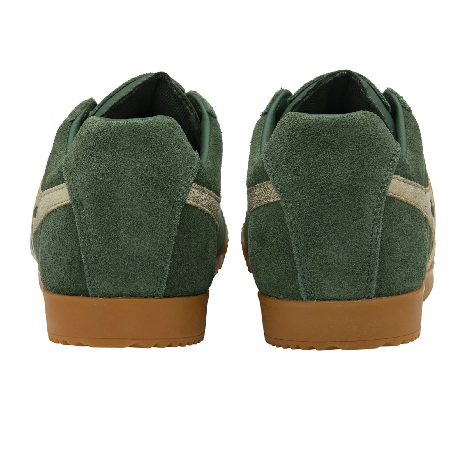Gola Harrier Mirror Sneaker (Women) - Evergreen/Gold/Gum - Image 4