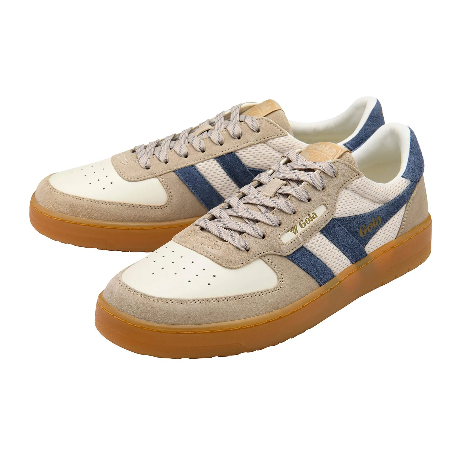 Gola Hawk '83 Sneaker (Men) - Off White/Bone/Moonlight/Gum - Image 3