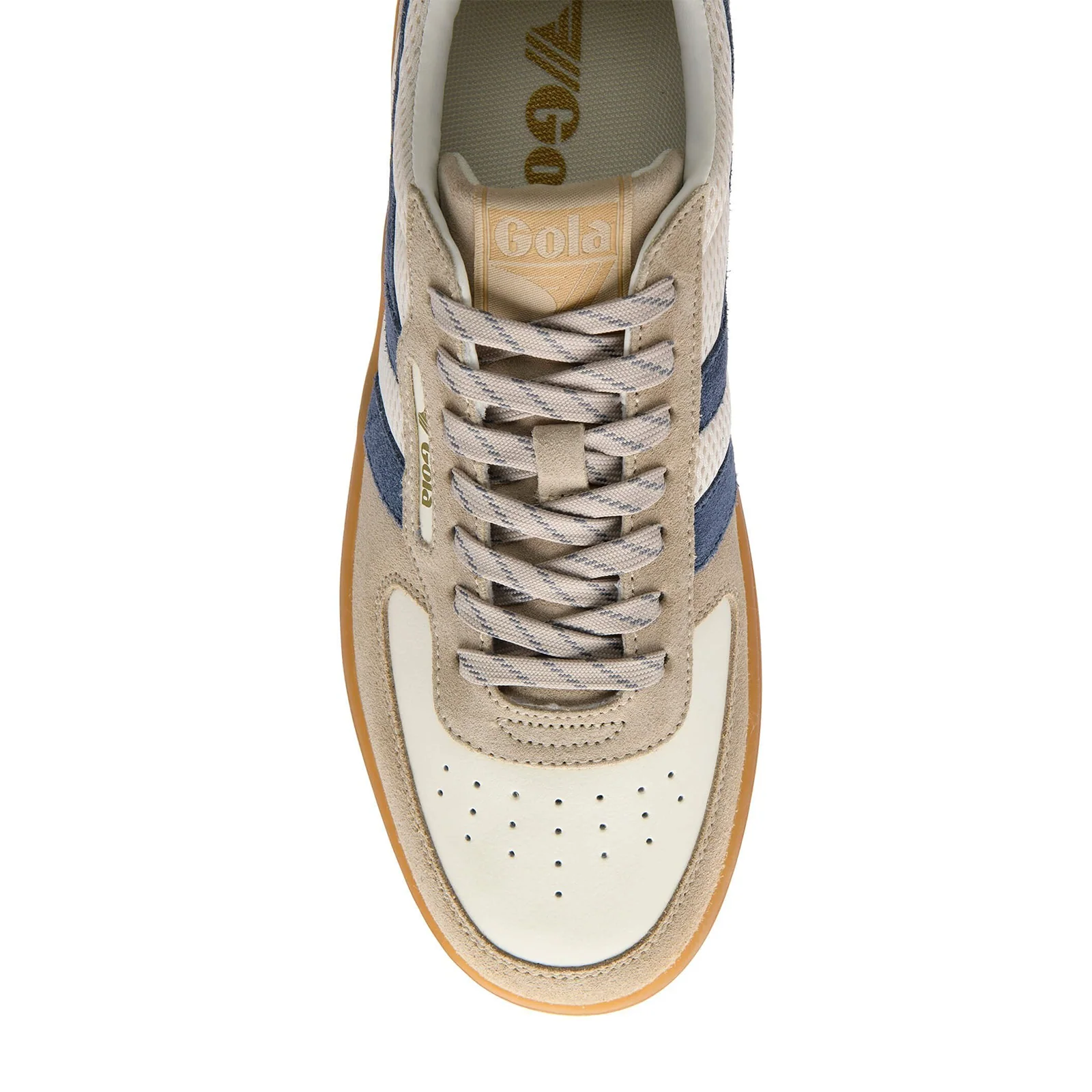 Gola Hawk '83 Sneaker (Men) - Off White/Bone/Moonlight/Gum - Image 5
