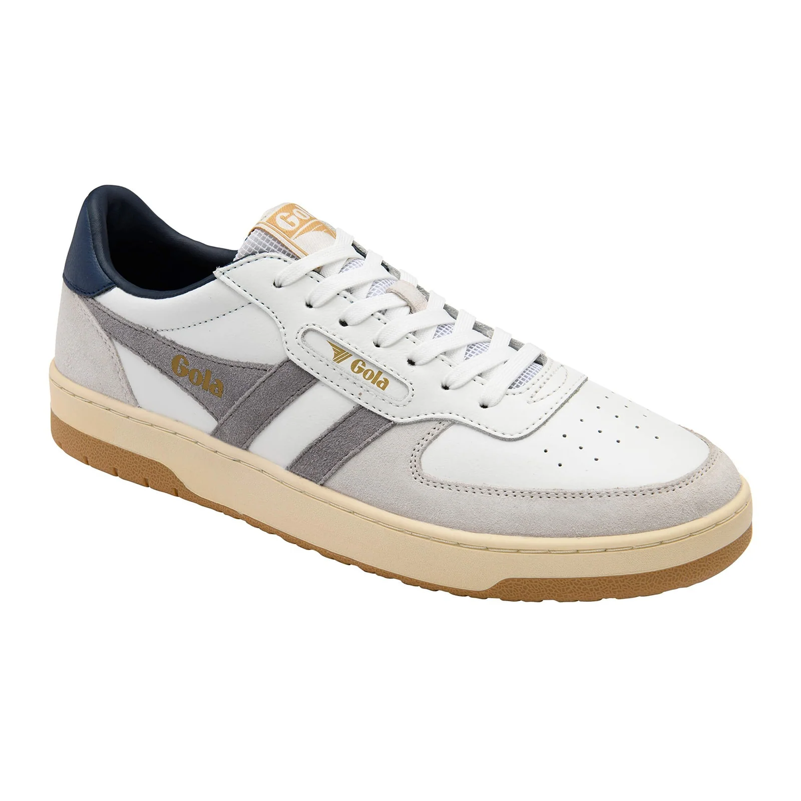 Gola Hawk Sneaker (Men) - White/Cement/Navy - Image 2