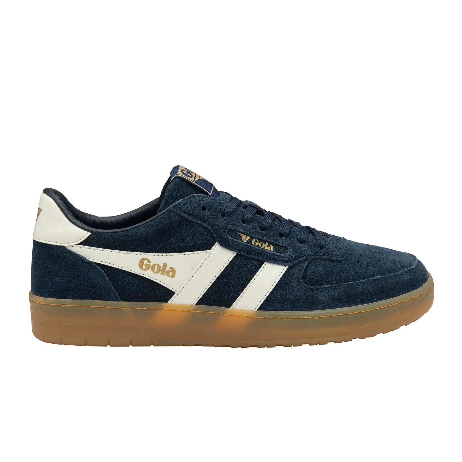 Gola Hawk Suede '86 Sneaker (Men) - Navy/Off White/Gum