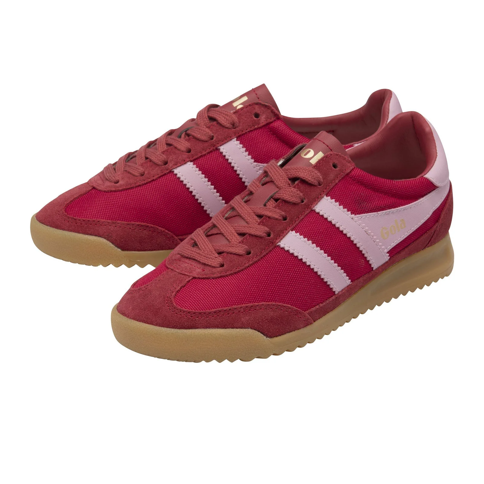 Gola Tornado Sneaker (Women) - Deep/Red/Candy - Image 3