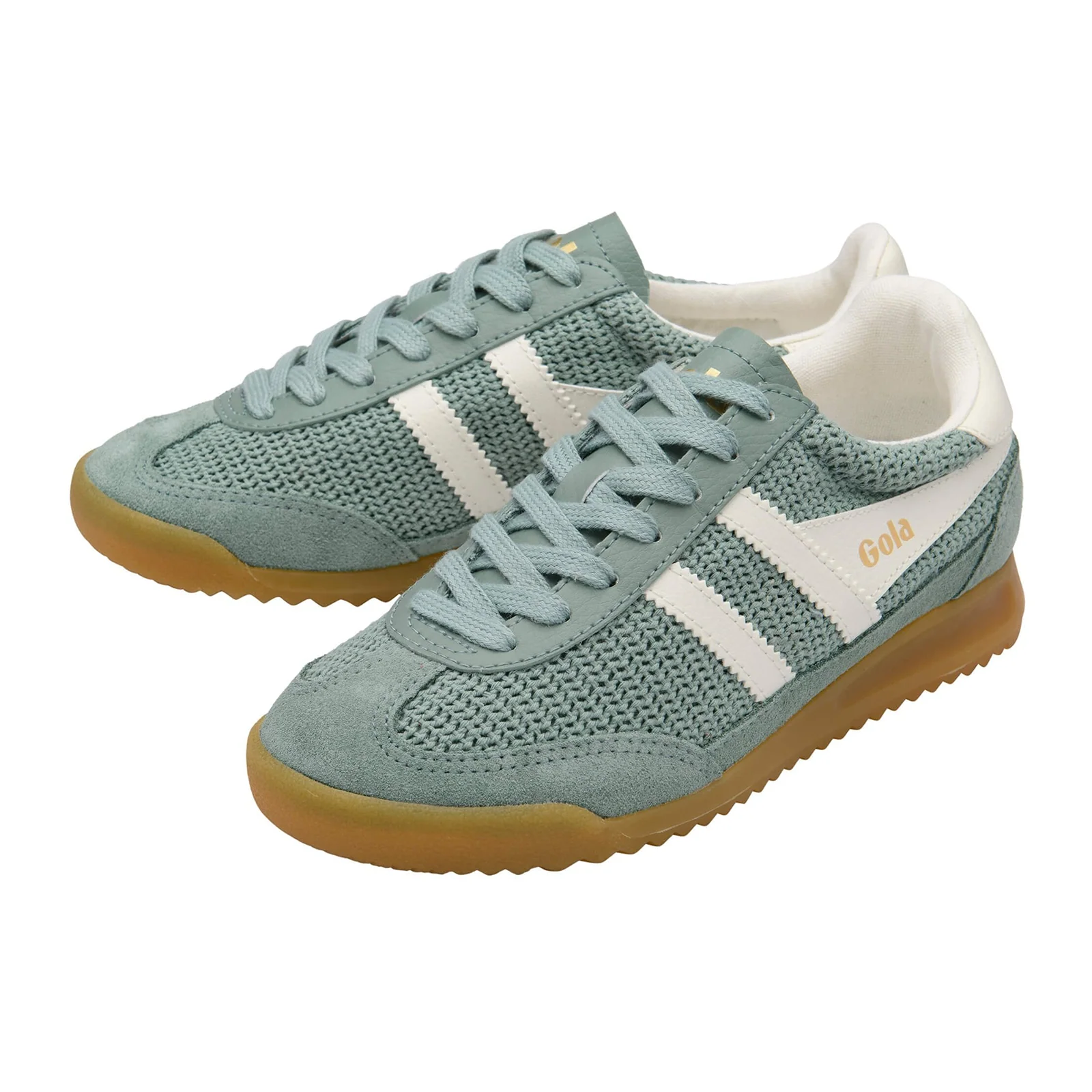 Gola Tornado Zephyr Sneaker (Women) - Green Mist/Off White - Image 3