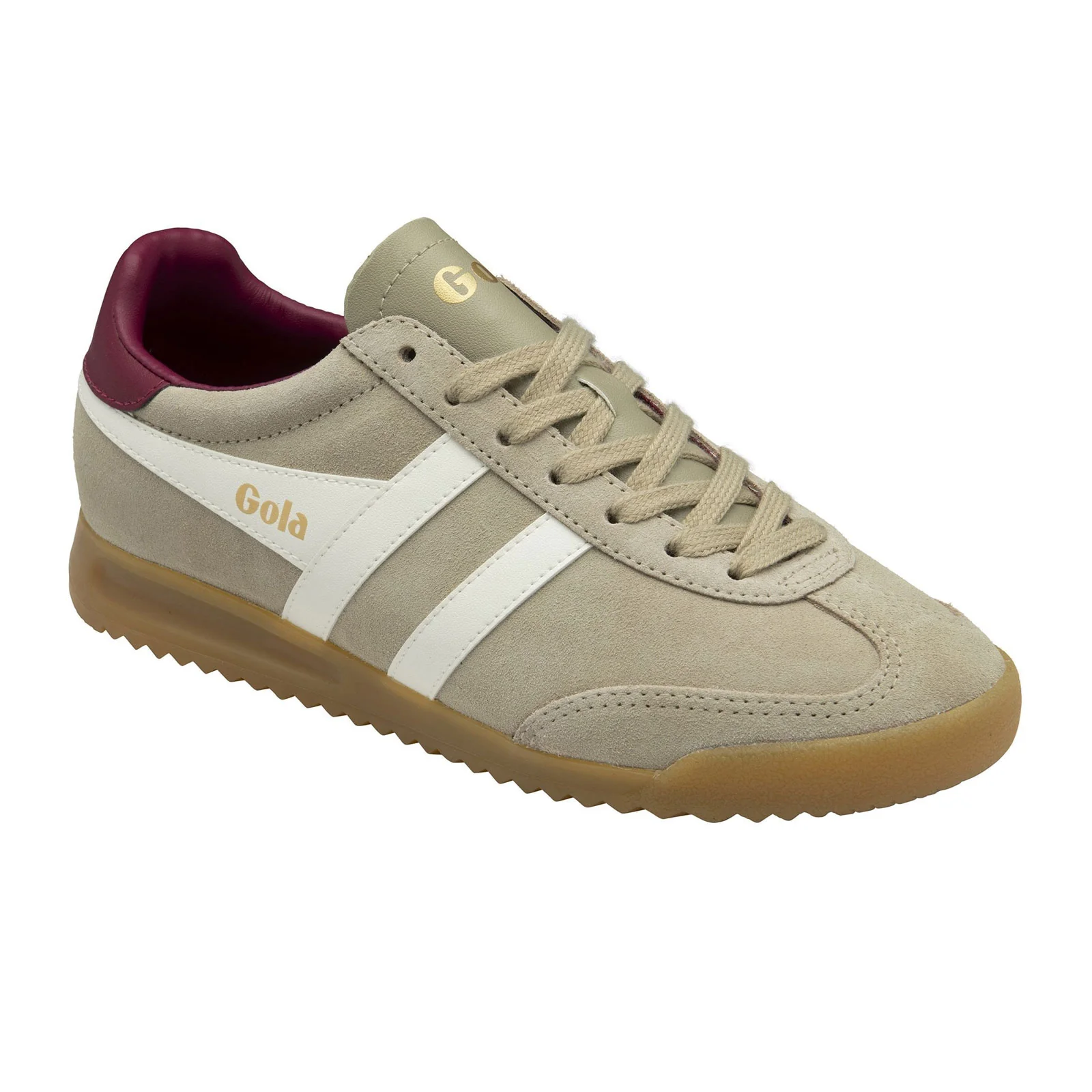 Gola Torpedo Sneaker (Women) - Bone/Off White/Cerise - Image 2